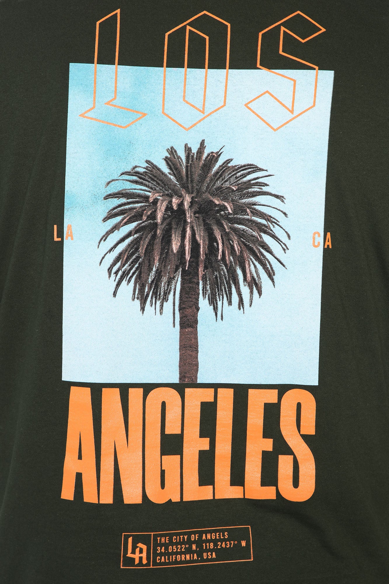Los Angeles Palm Short Sleeve Tee - Green - Image 12