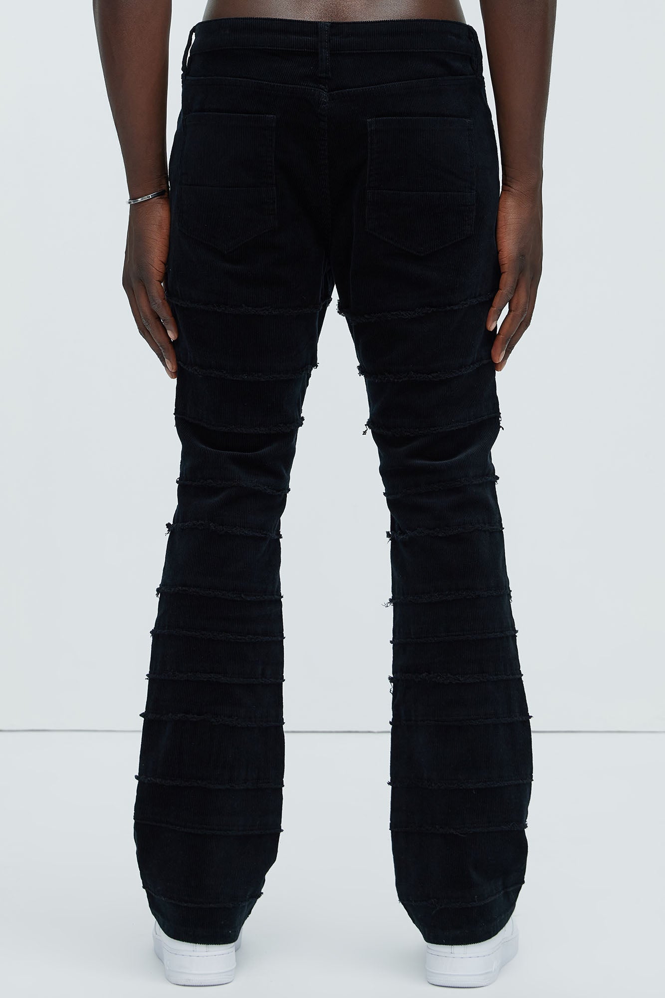 Cover Me Straight Corduroy Pants - Black - Image 5