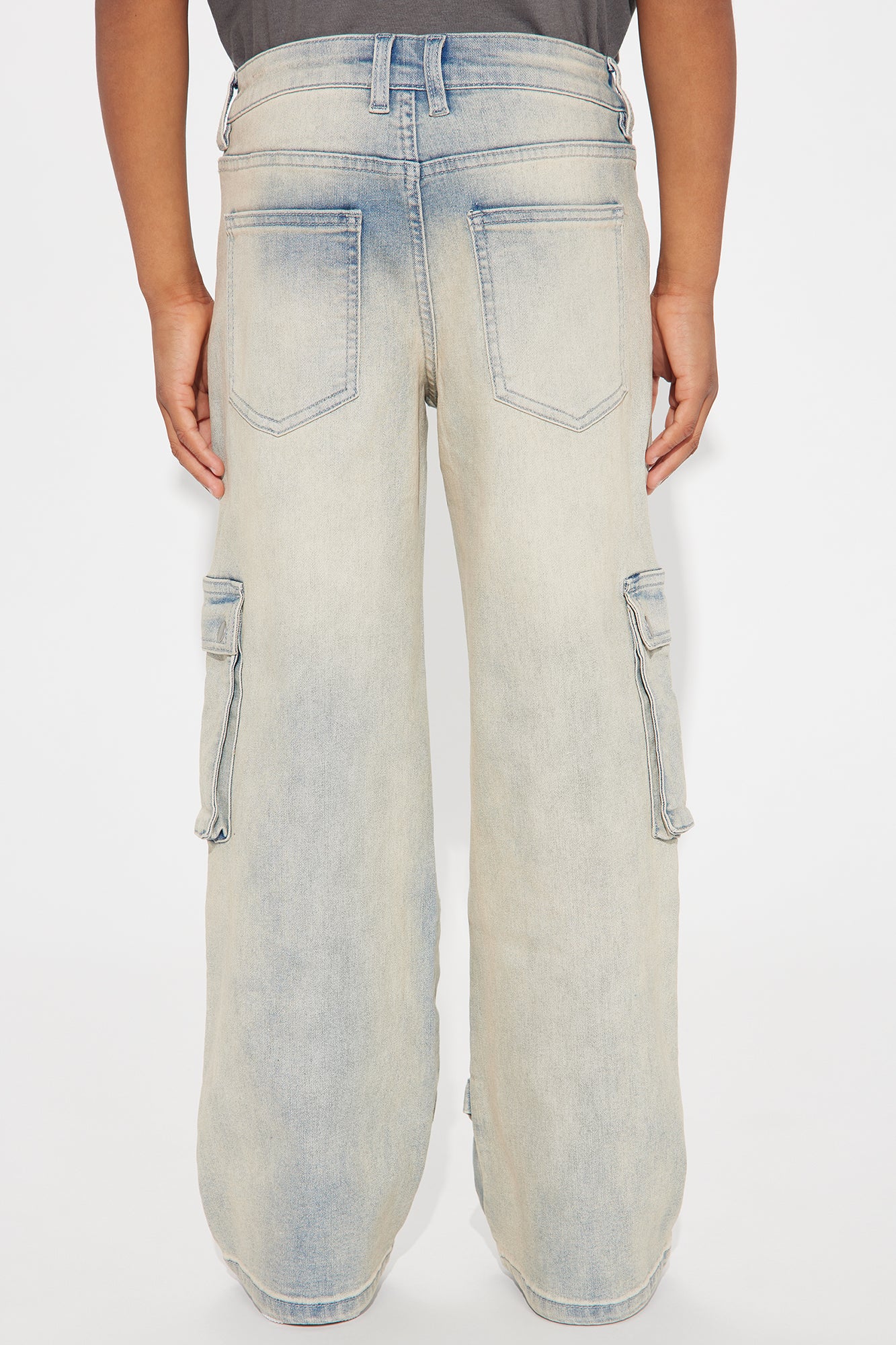 Mini Can't Stop The Pockets Straight Jeans - Medium Blue Wash - Image 4