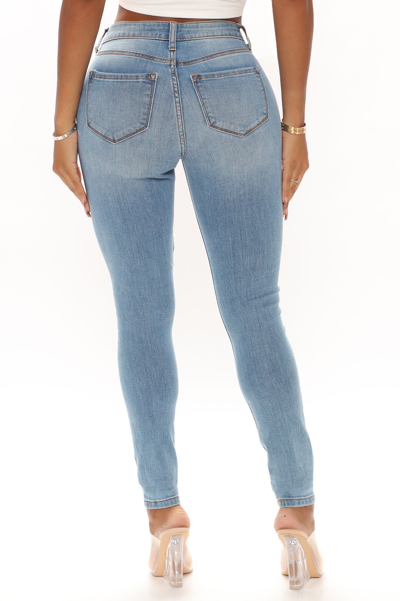 Glistening Jeans - Medium Wash - Image 6