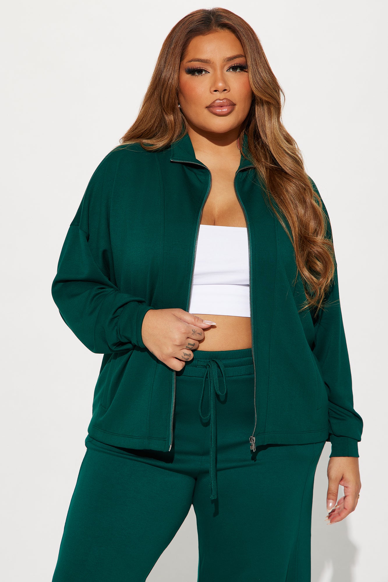 Tia Super Soft Pant Set - Hunter - Image 5