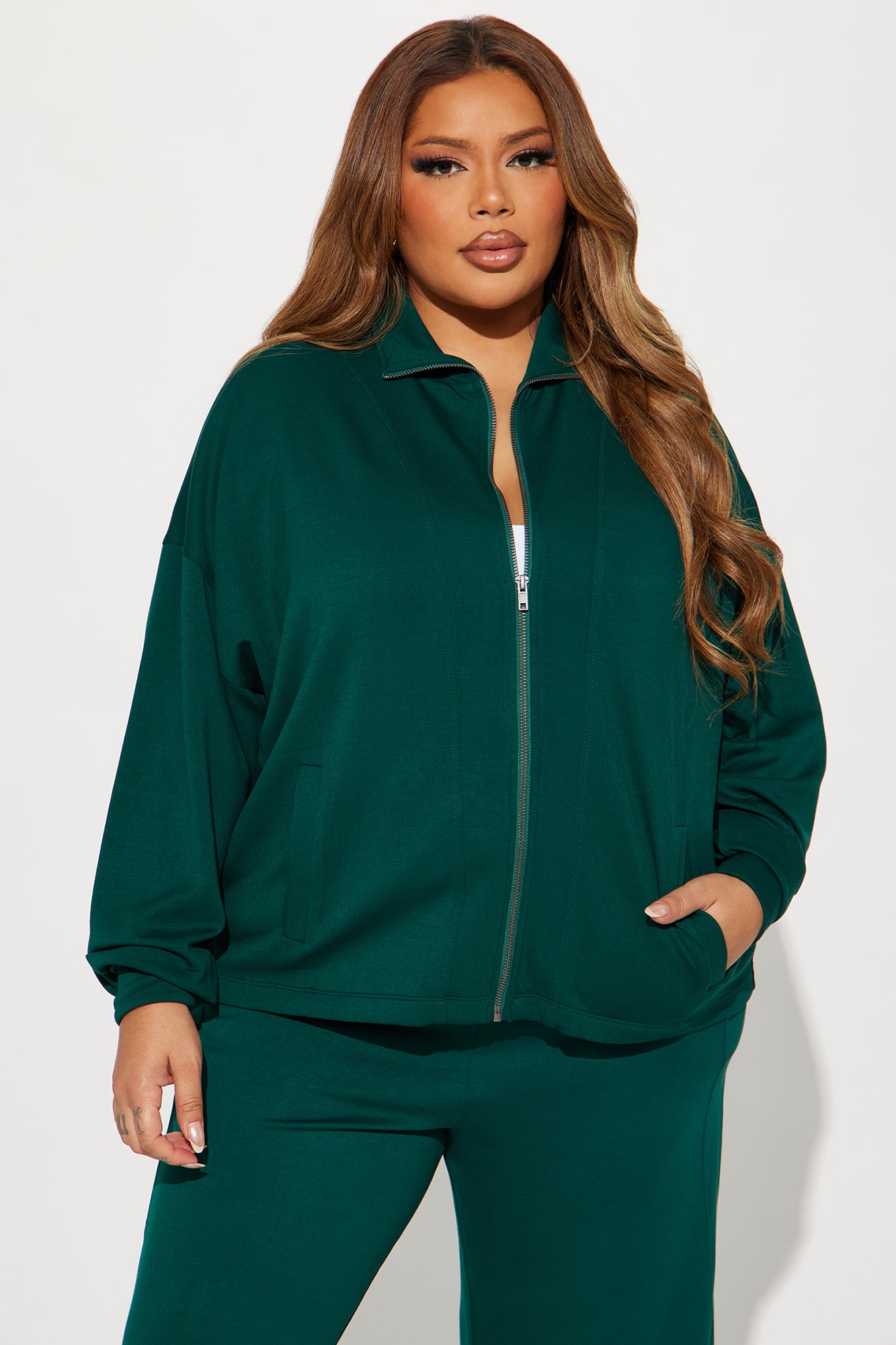 Tia Super Soft Pant Set - Hunter - Image 6