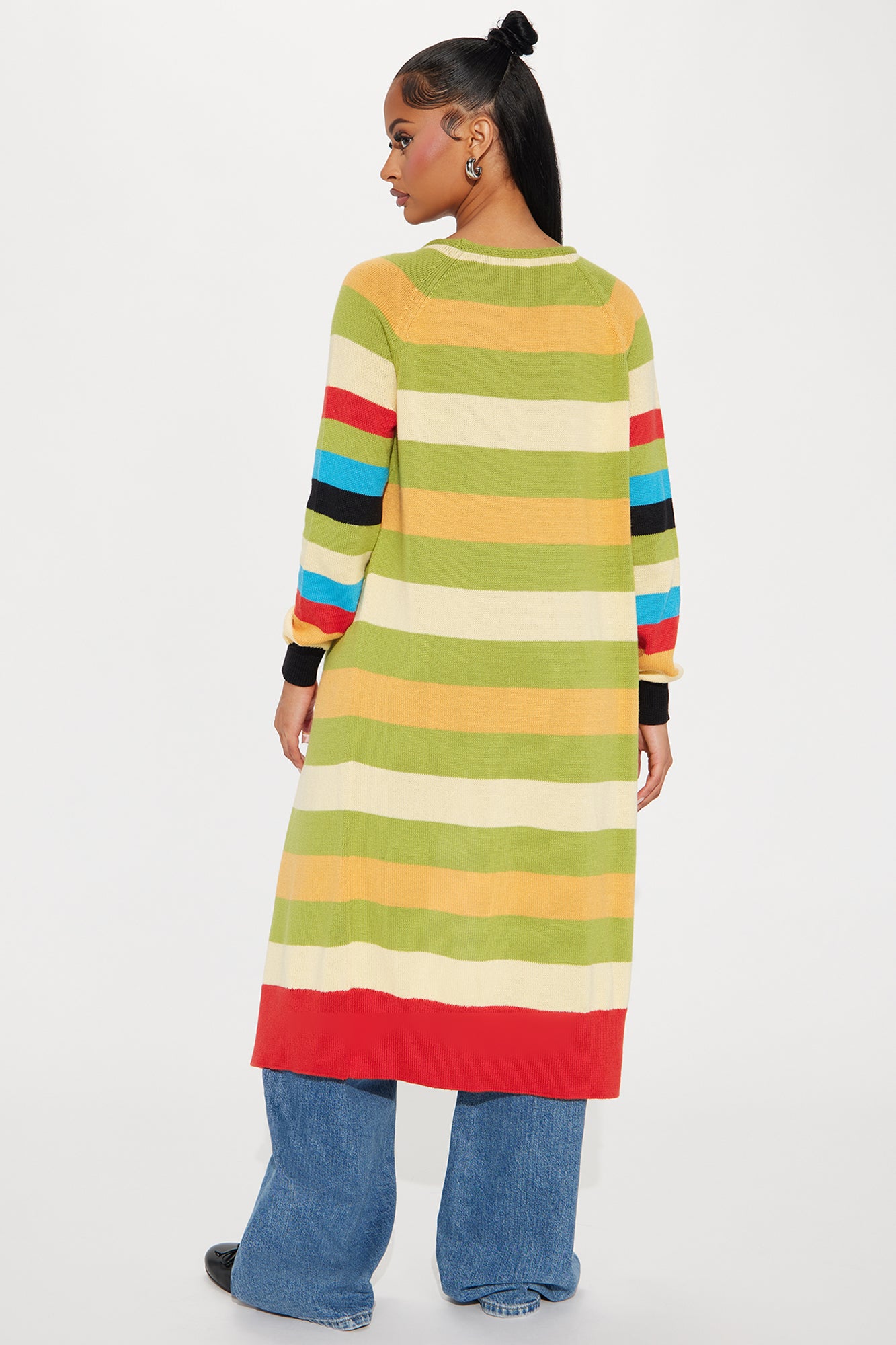 Piper Striped Cardigan - Multi Color - Image 3