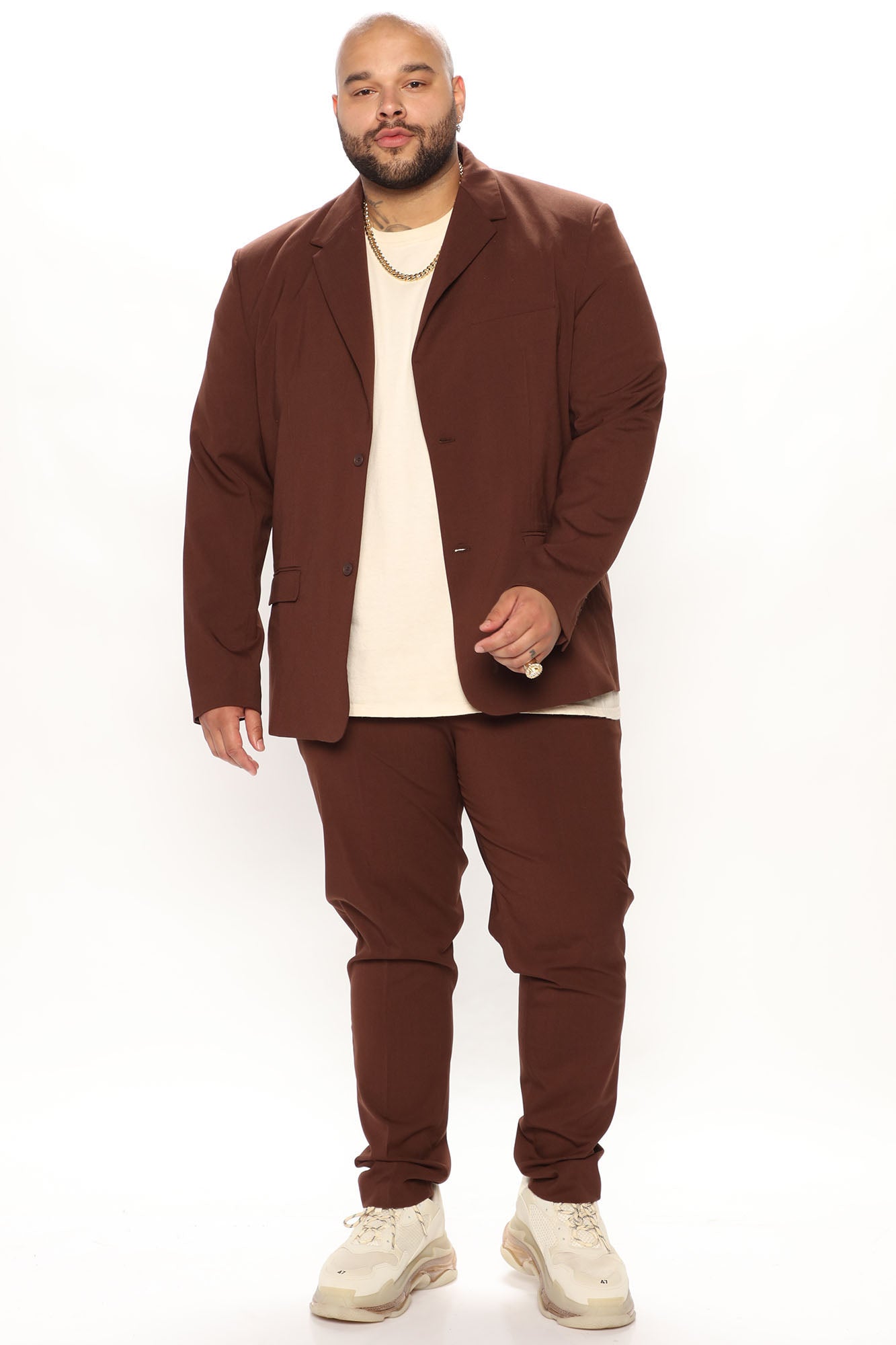 The Modern Stretch Slim Trouser - Brown - Image 7