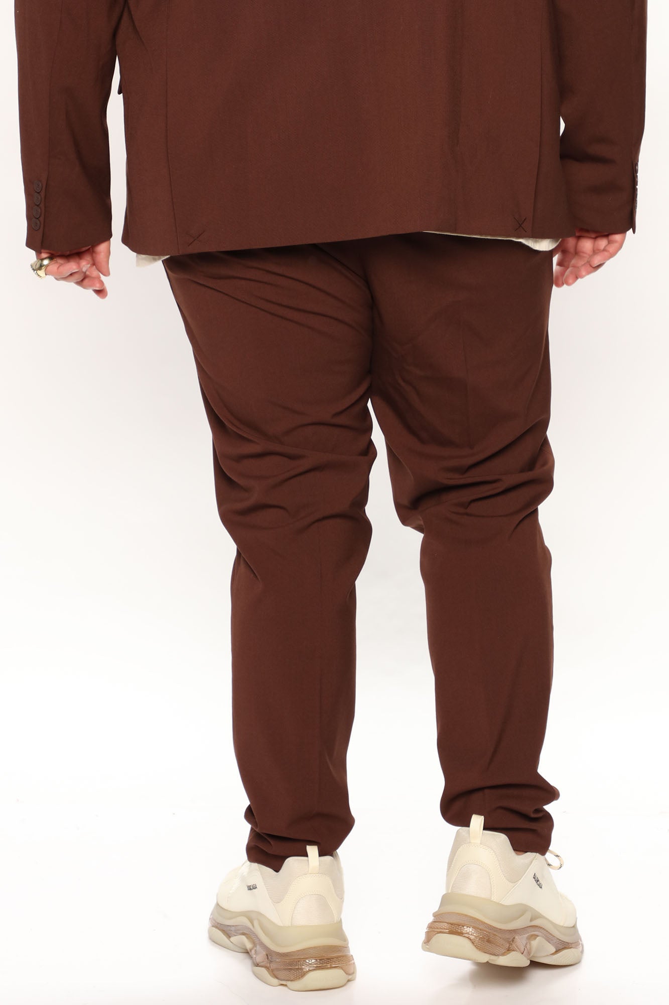 The Modern Stretch Slim Trouser - Brown - Image 8