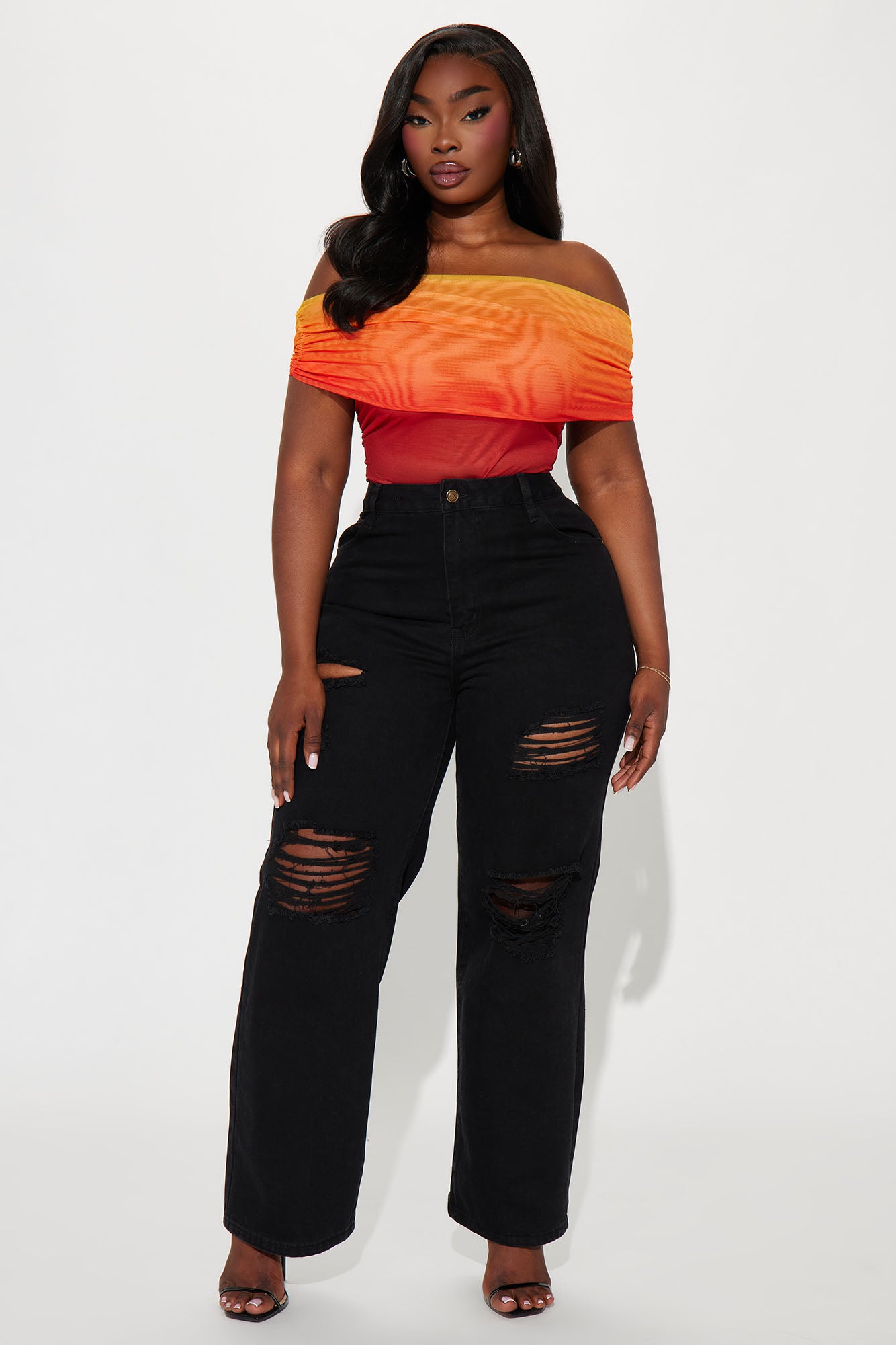 Watching Sunsets Mesh Bodysuit - Multi Color - Image 6