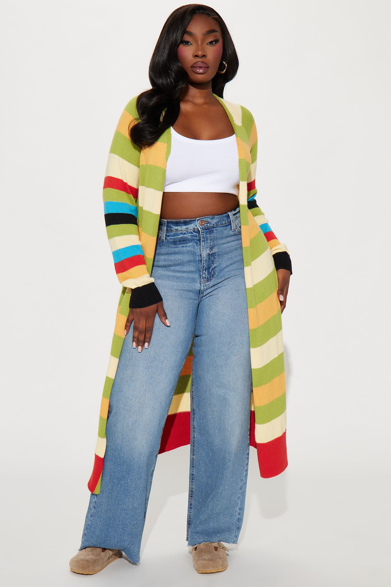 Piper Striped Cardigan - Multi Color - Image 5