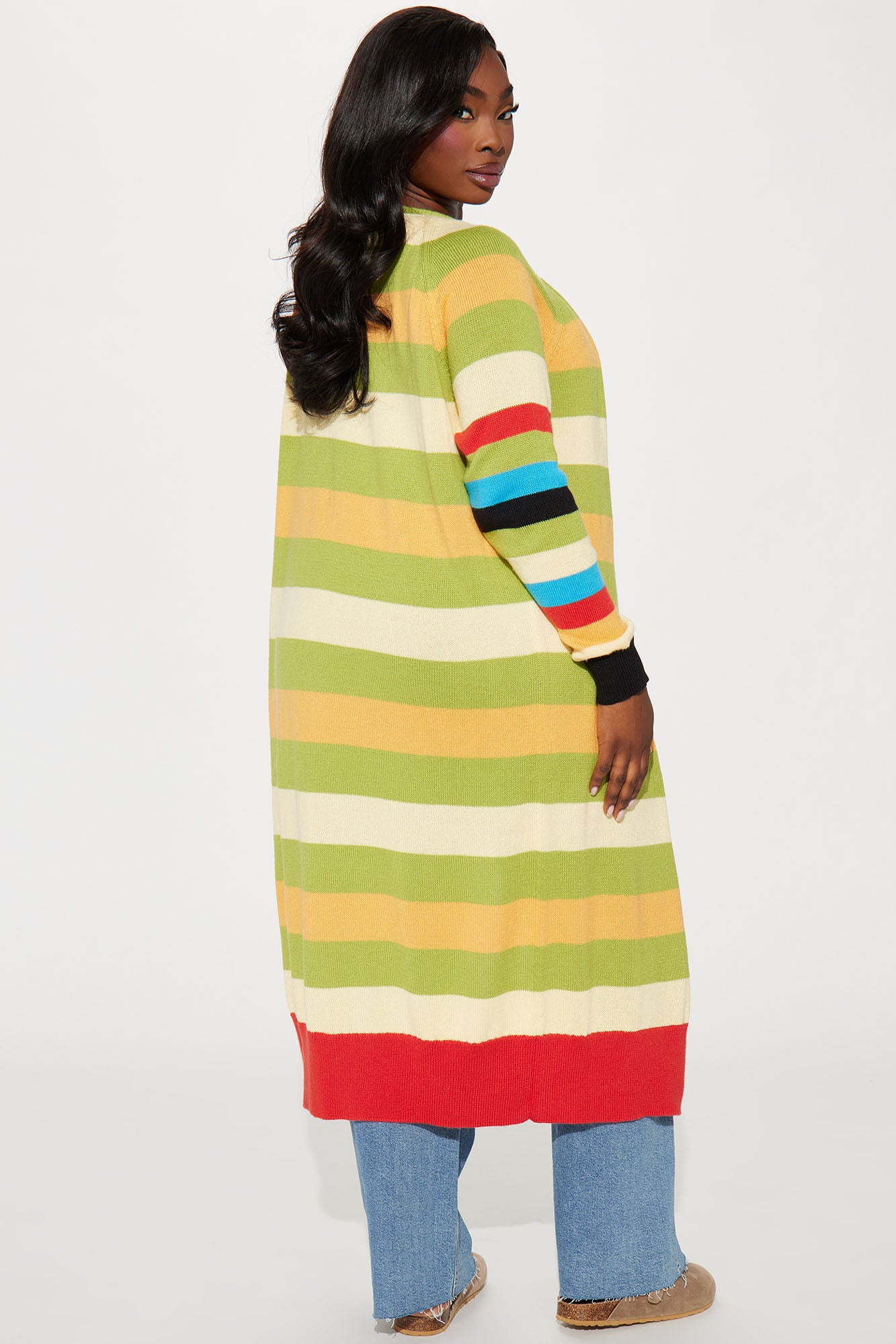 Piper Striped Cardigan - Multi Color - Image 7