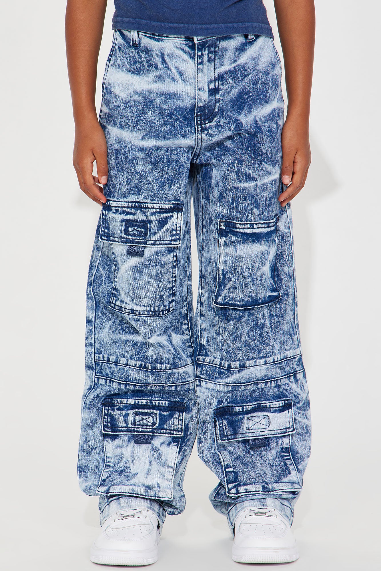 Mini Try A Little Harder Denim Jeans - Medium Blue Wash - Image 6