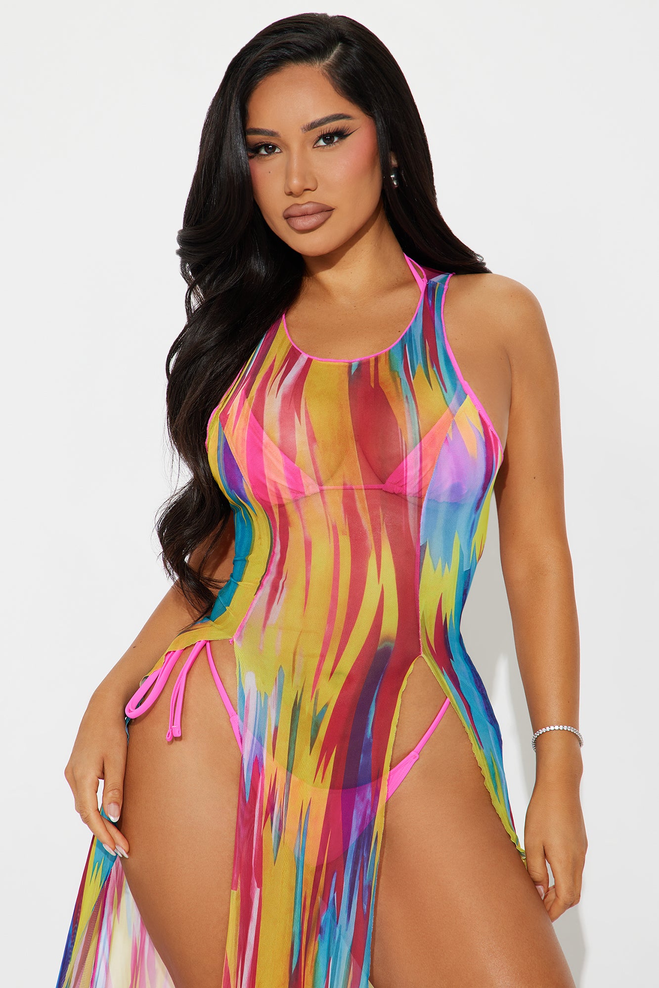 Elnora 3 Piece Bikini Set - Multi Color - Image 3