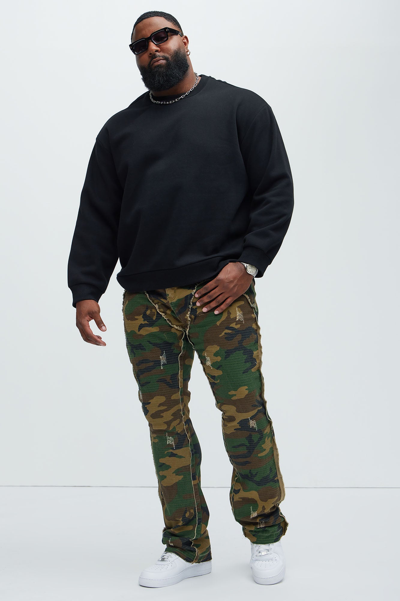 Wait For It Slim Flare Pants - Camouflage - Image 7