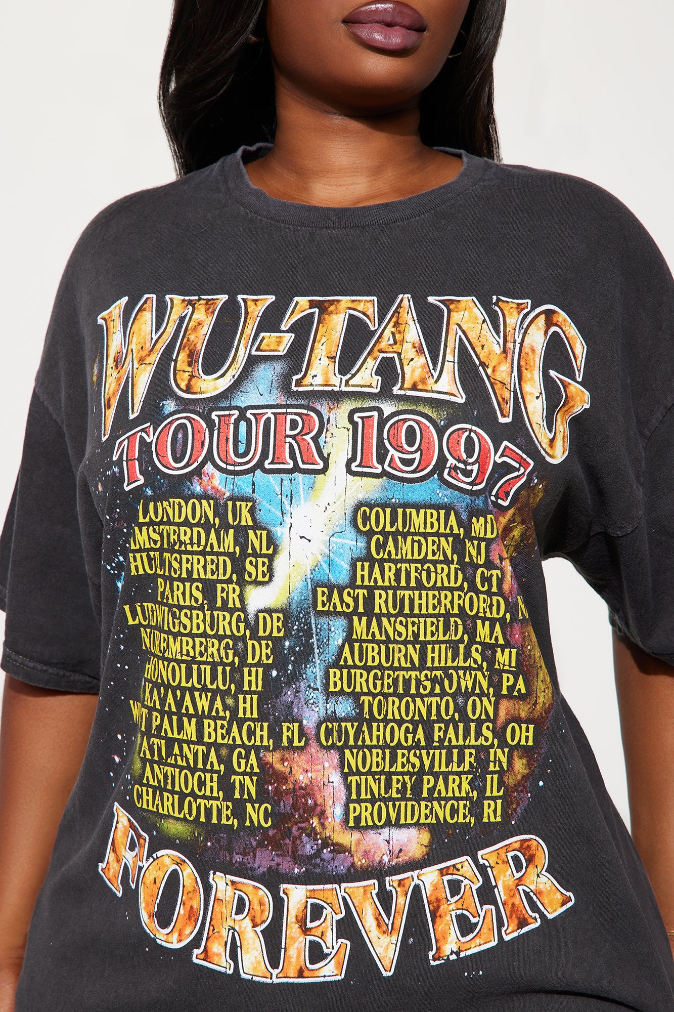 Wutang Forever Tour Tee - Charcoal - Image 7