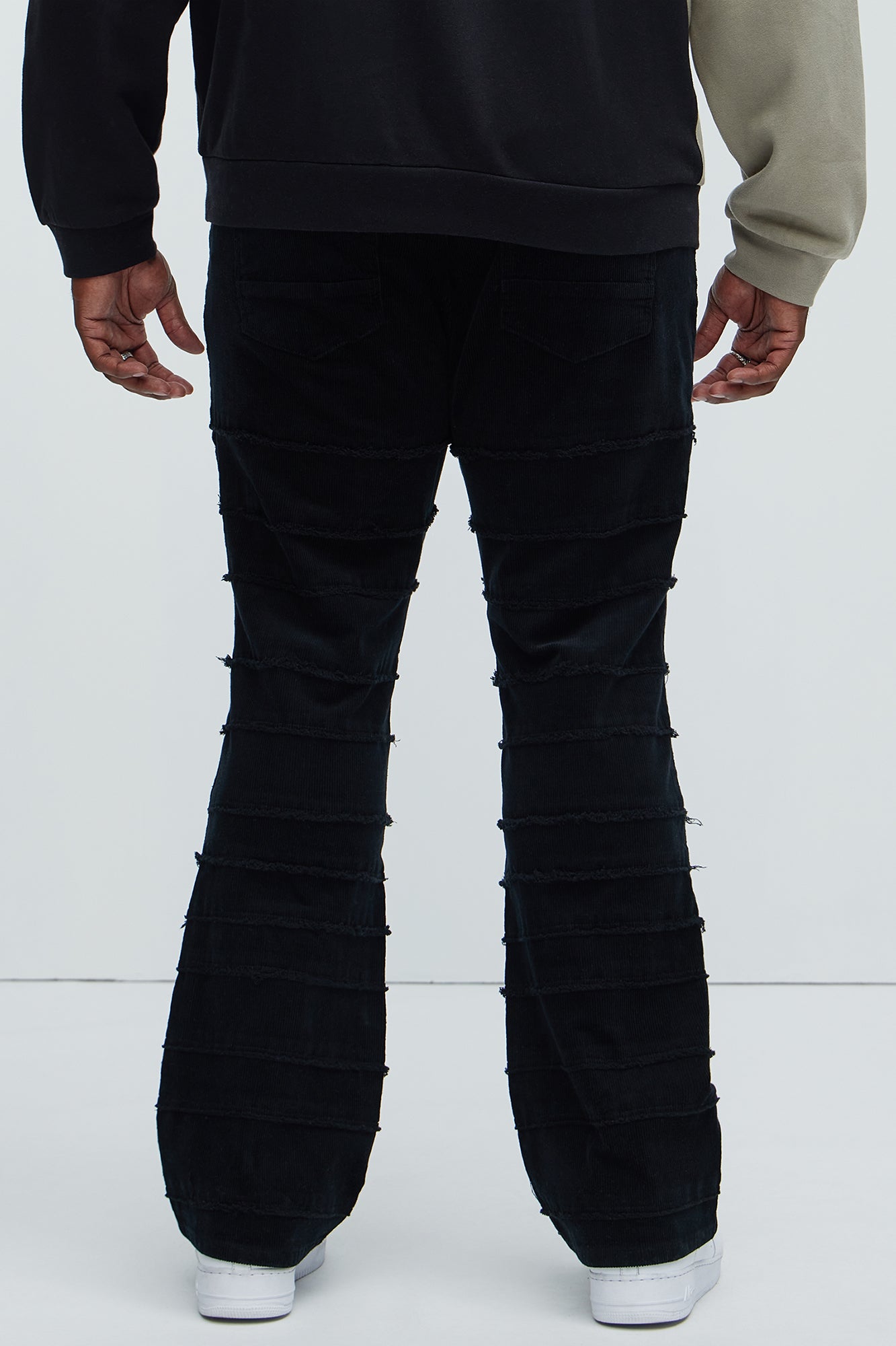Cover Me Straight Corduroy Pants - Black - Image 9
