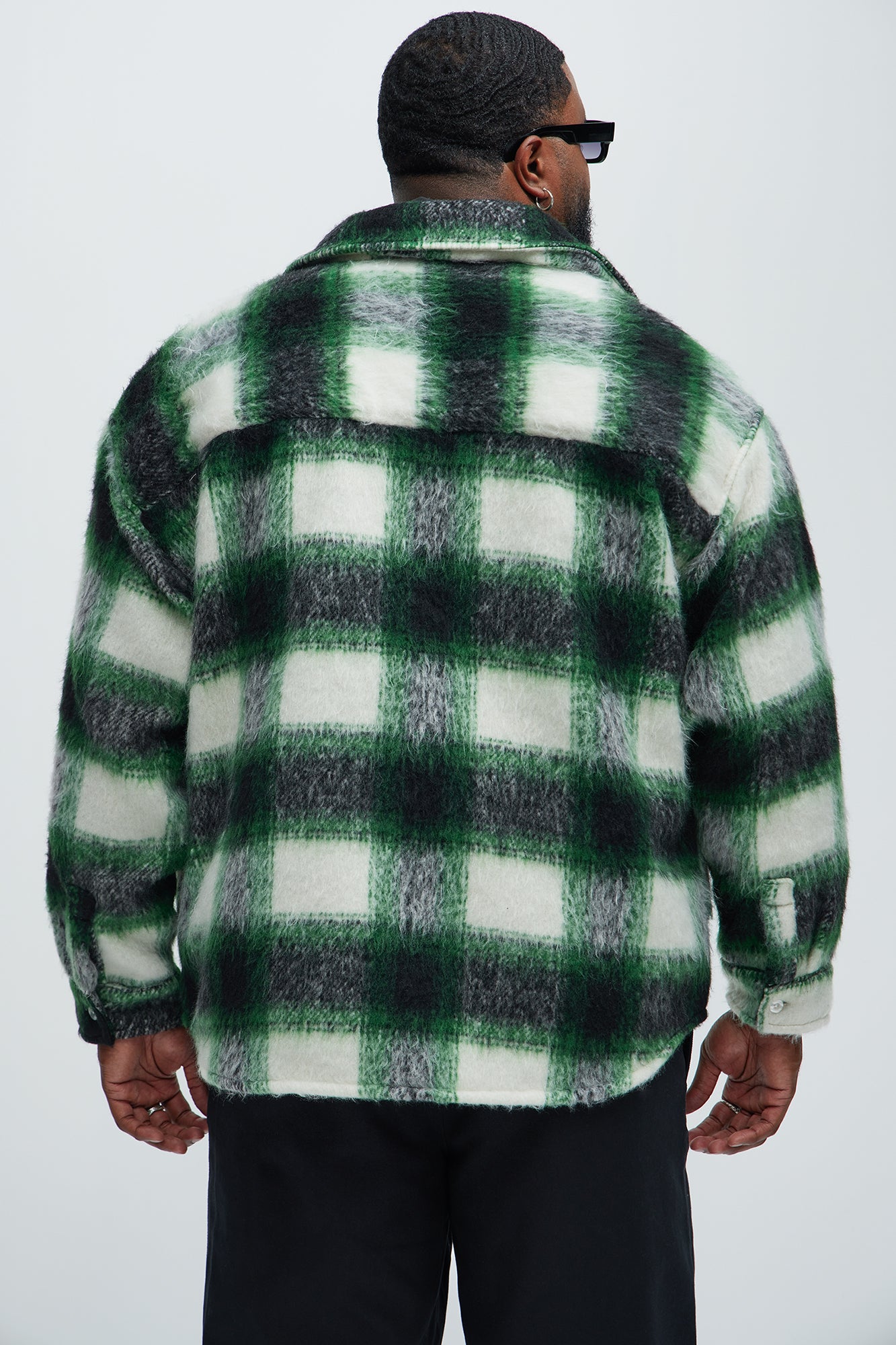 Keystone Mohair Shacket - Green - Image 9