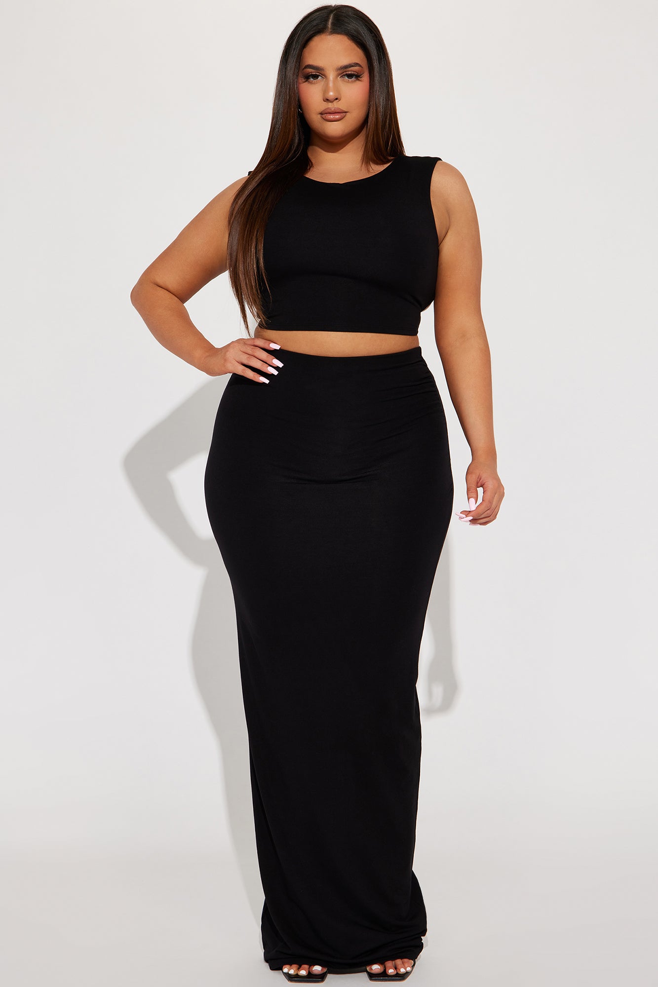 Angela Butter Snatch Skirt Set - Black - Image 4