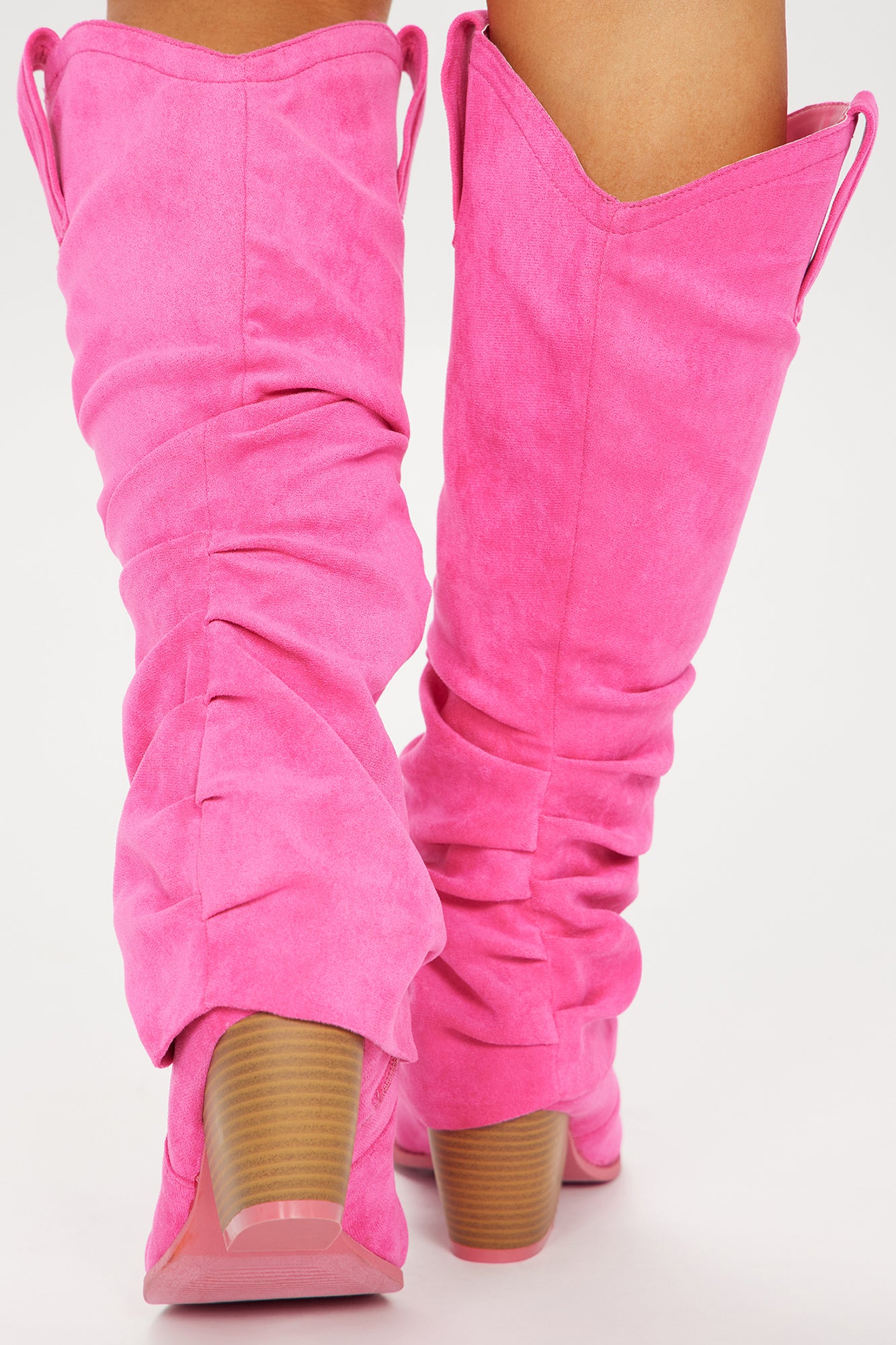 City Cowgirl Flat Boots - Pink - Image 4