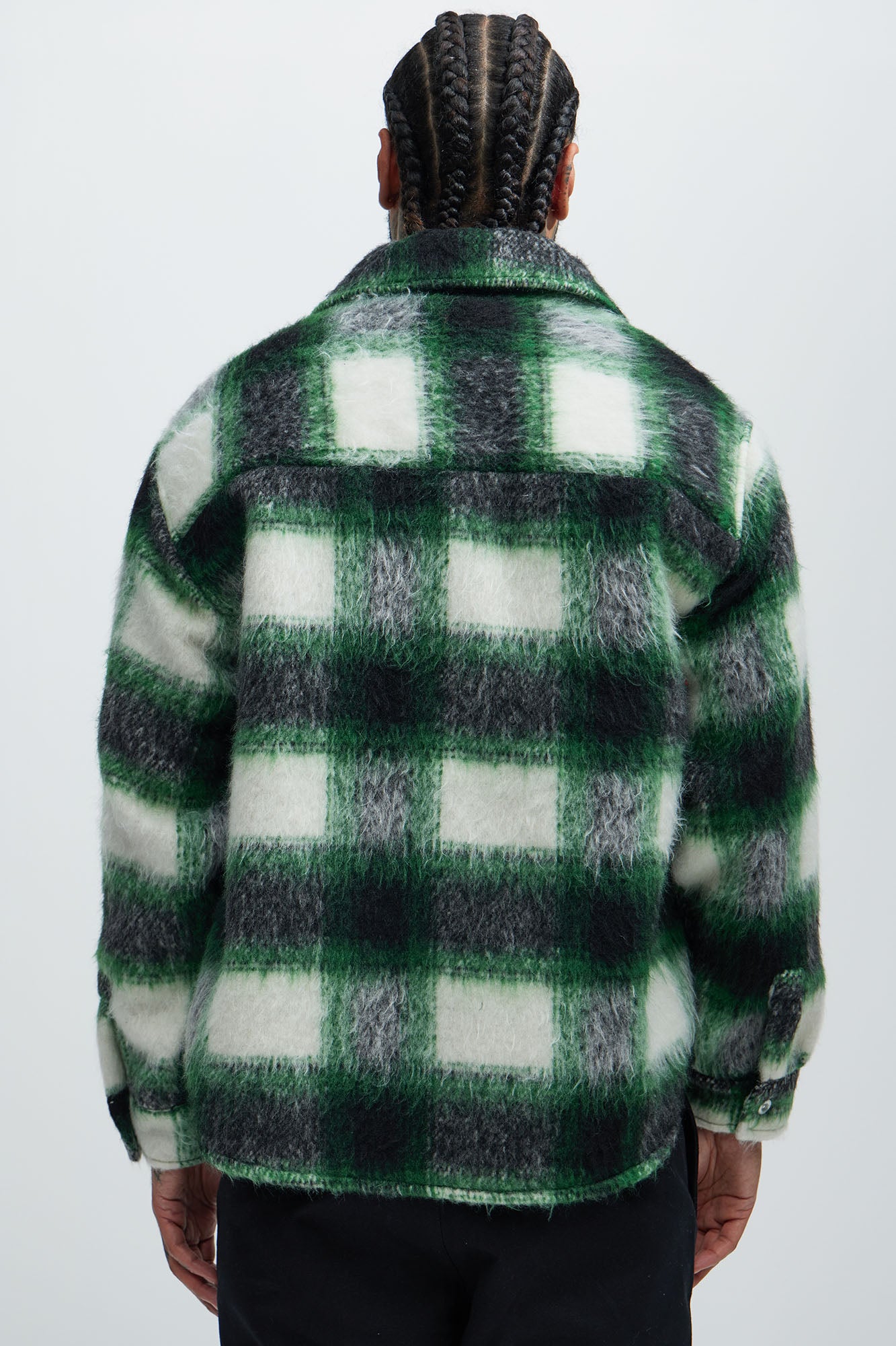 Keystone Mohair Shacket - Green - Image 5
