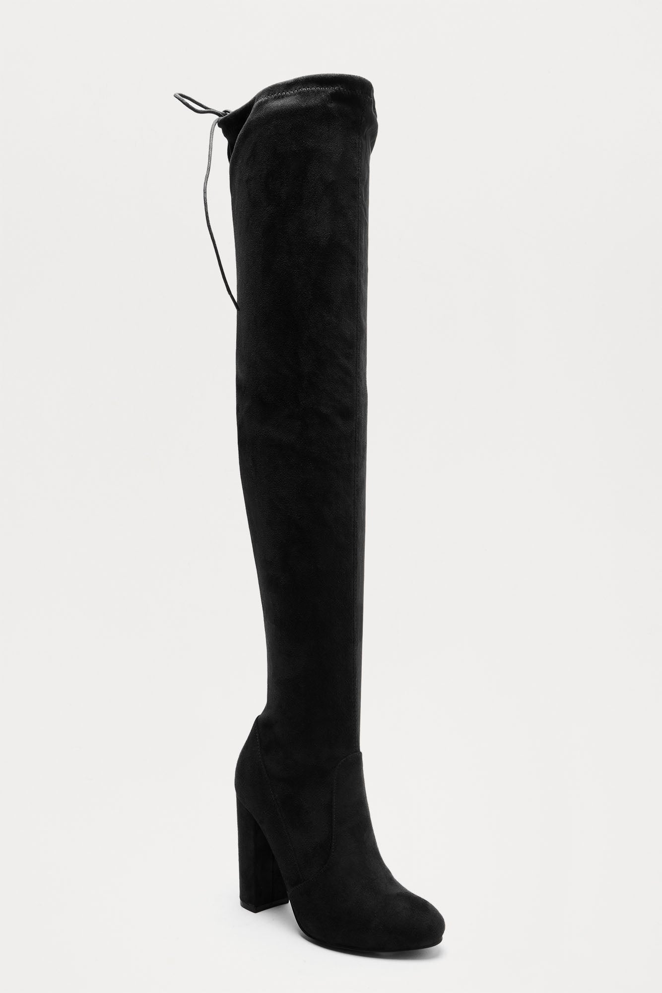 Pretty In Thigh High Boots - Black - Image 8
