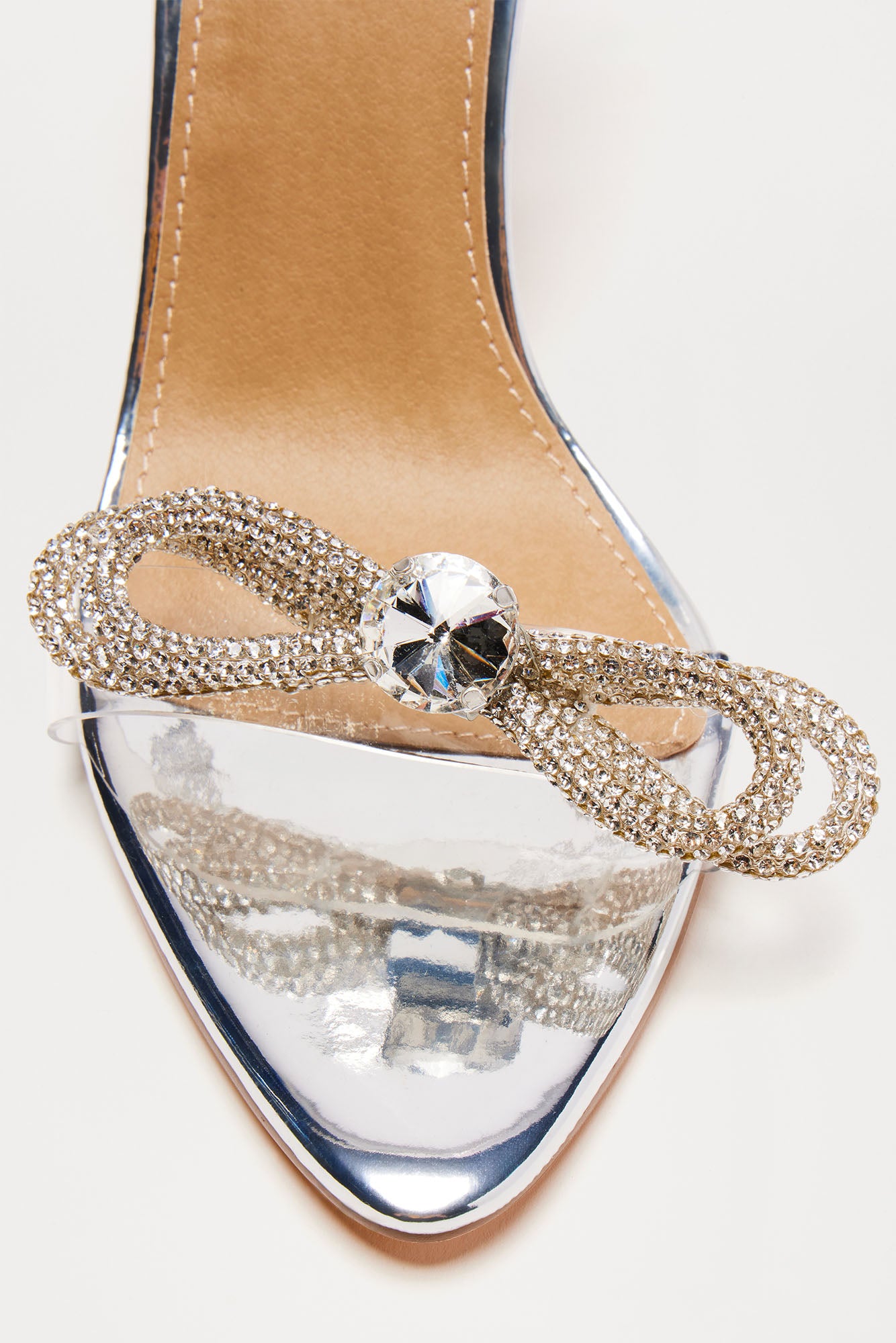 Always Shining Bright Heeled Sandals - Silver - Image 9