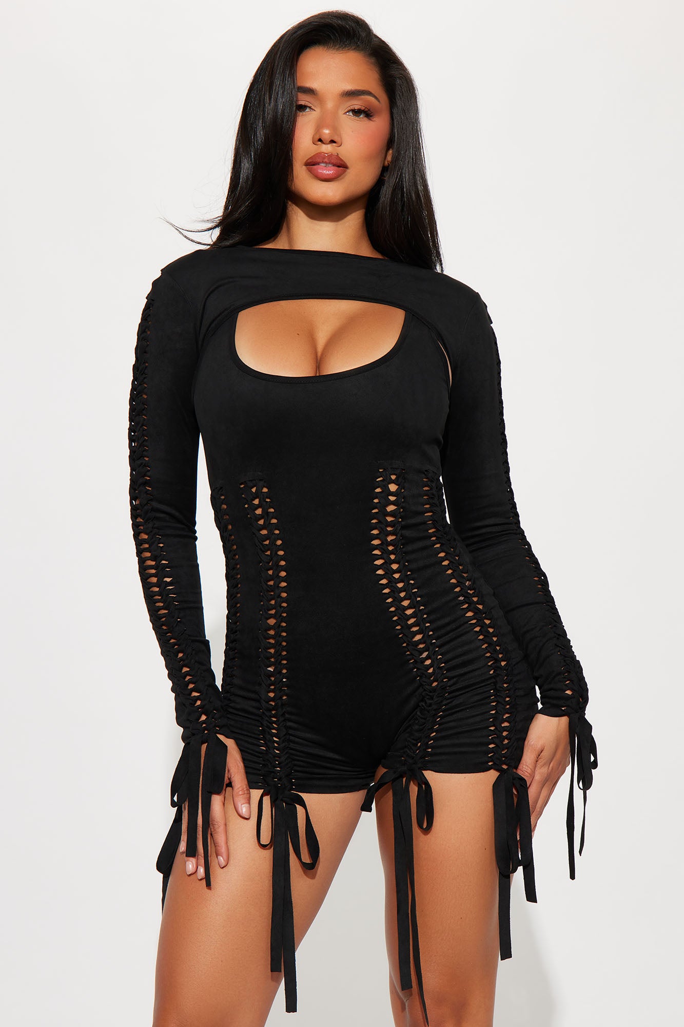 Yovanna Romper Set - Black - Image 3