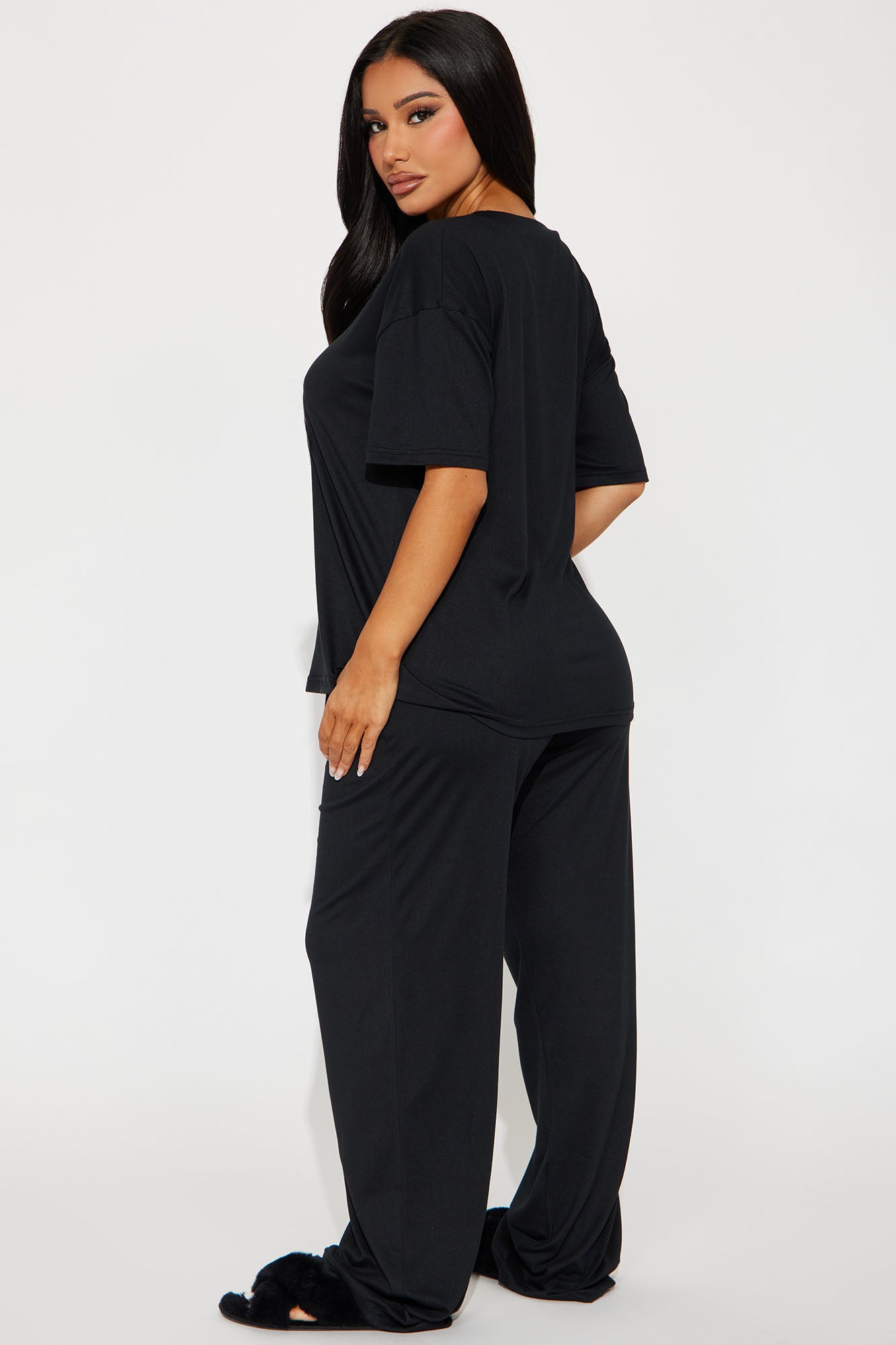 Relax Mood PJ Pant Set - Black - Image 3