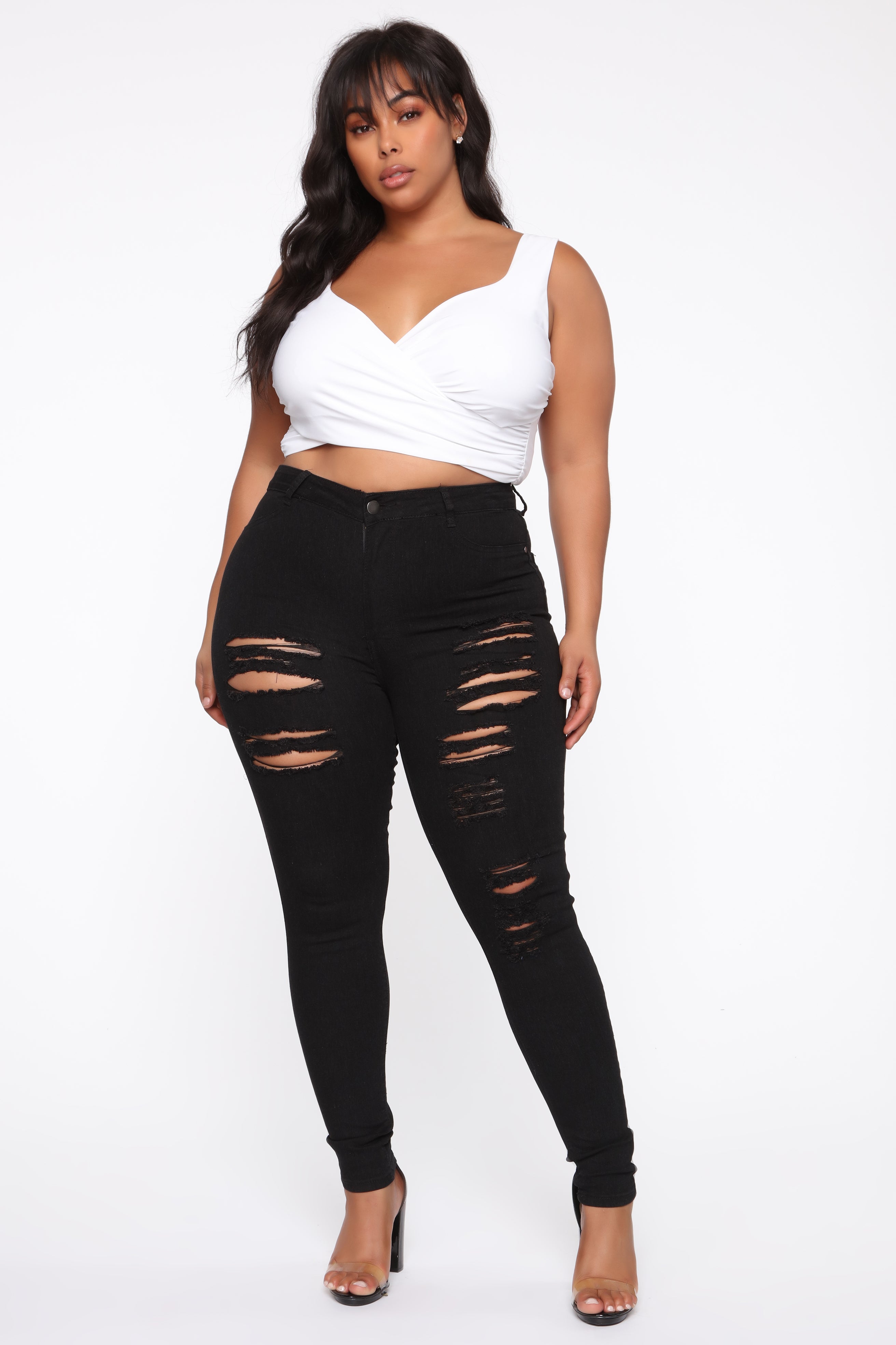 Tris Skinny Jeans - Black - Image 5