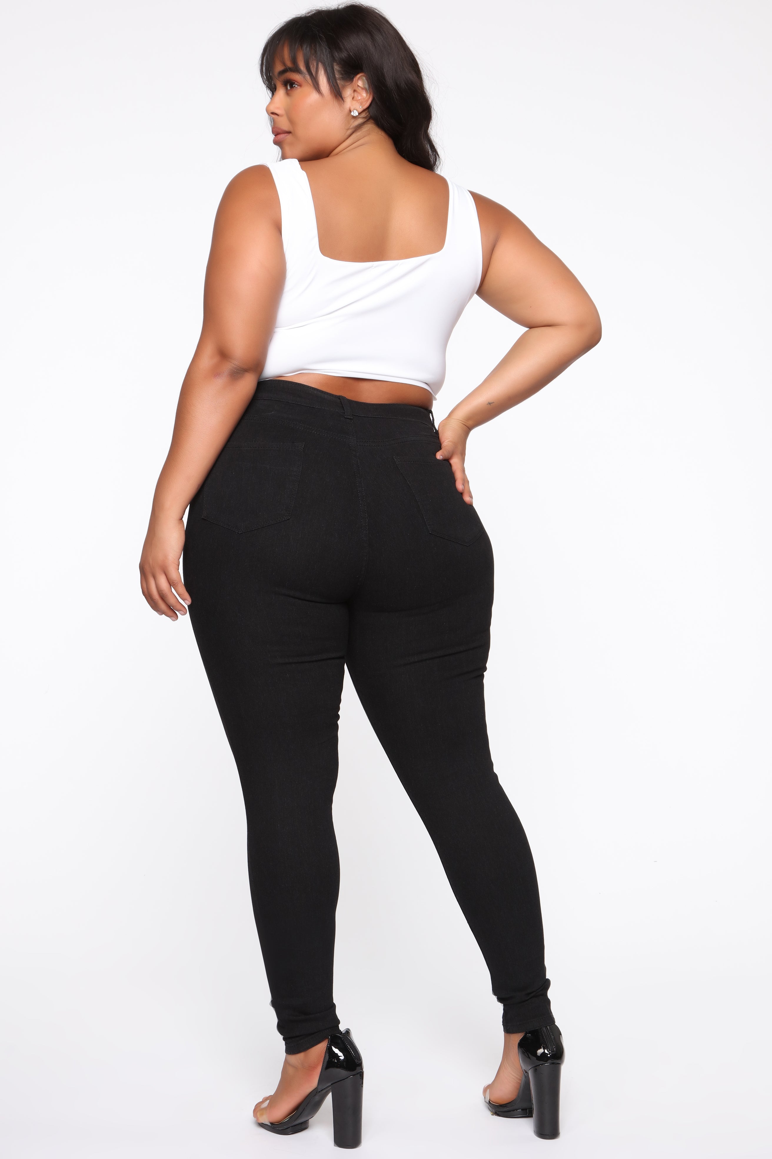 Tris Skinny Jeans - Black - Image 11