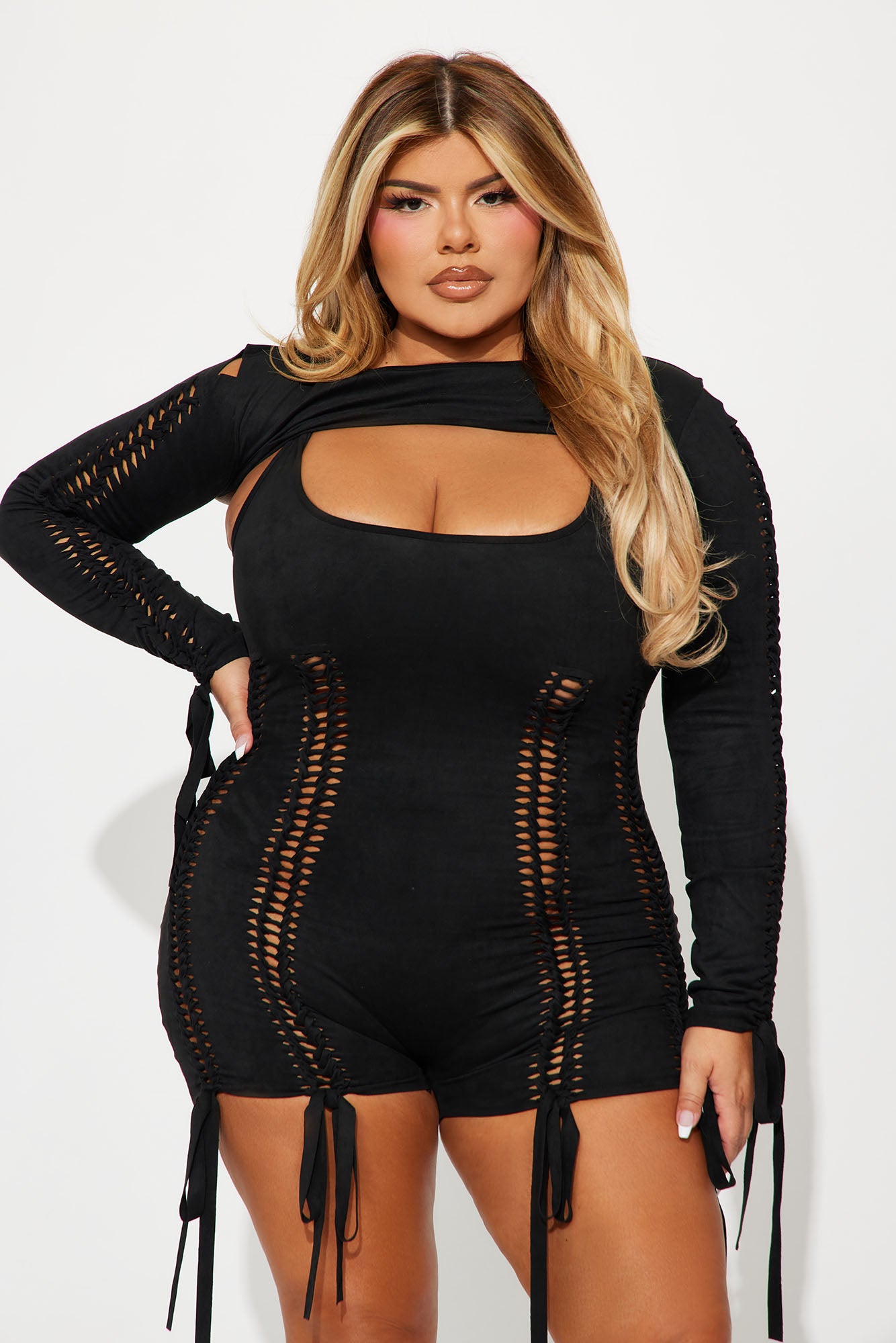 Yovanna Romper Set - Black - Image 5