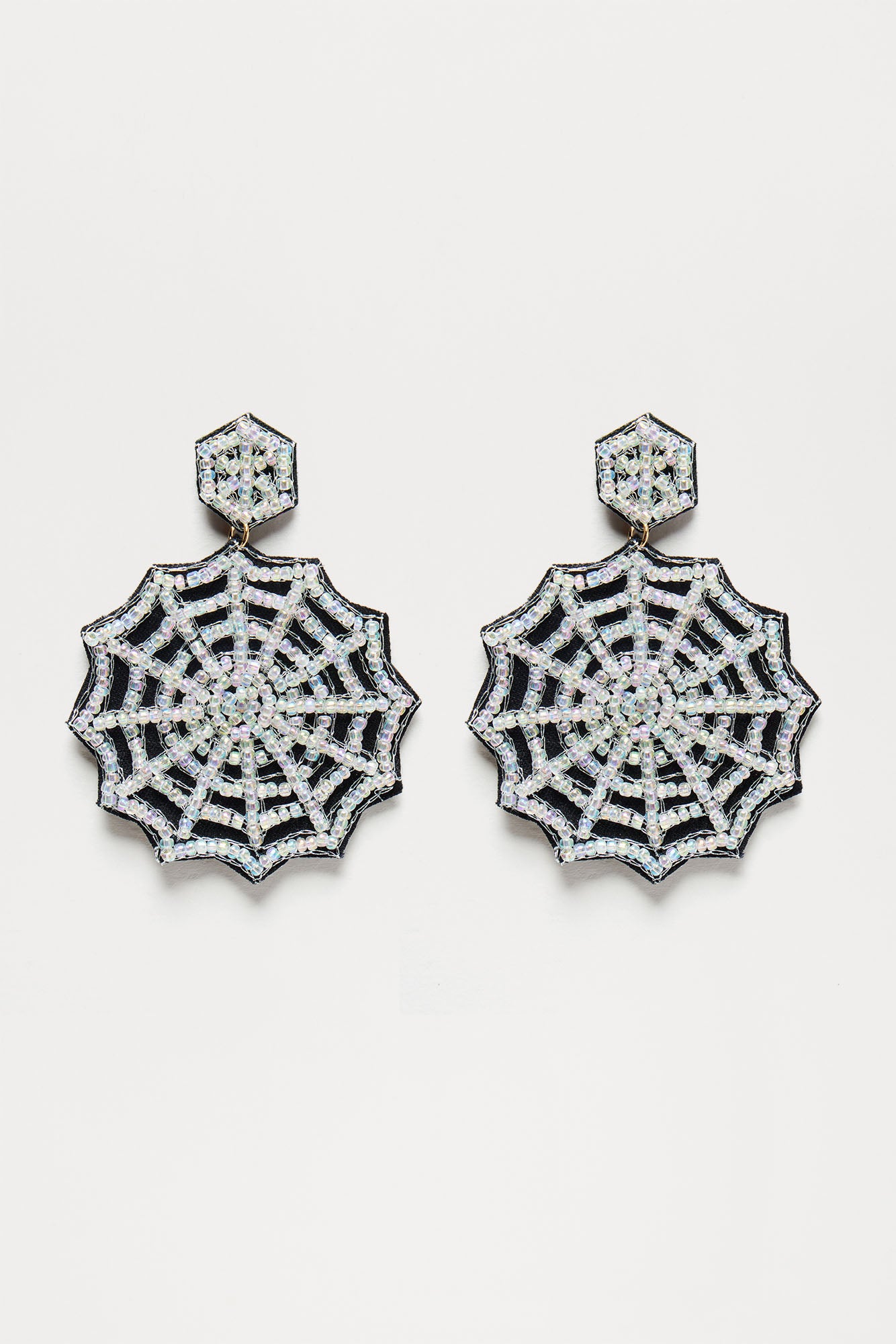 Creepin’ It Real Earrings - Black/White - Image 3