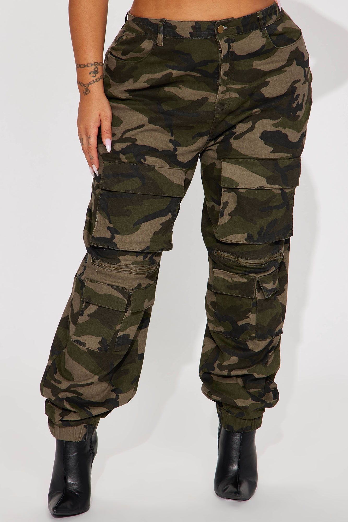 Playoffs Camo Cargo Jogger - Olive/combo - Image 6