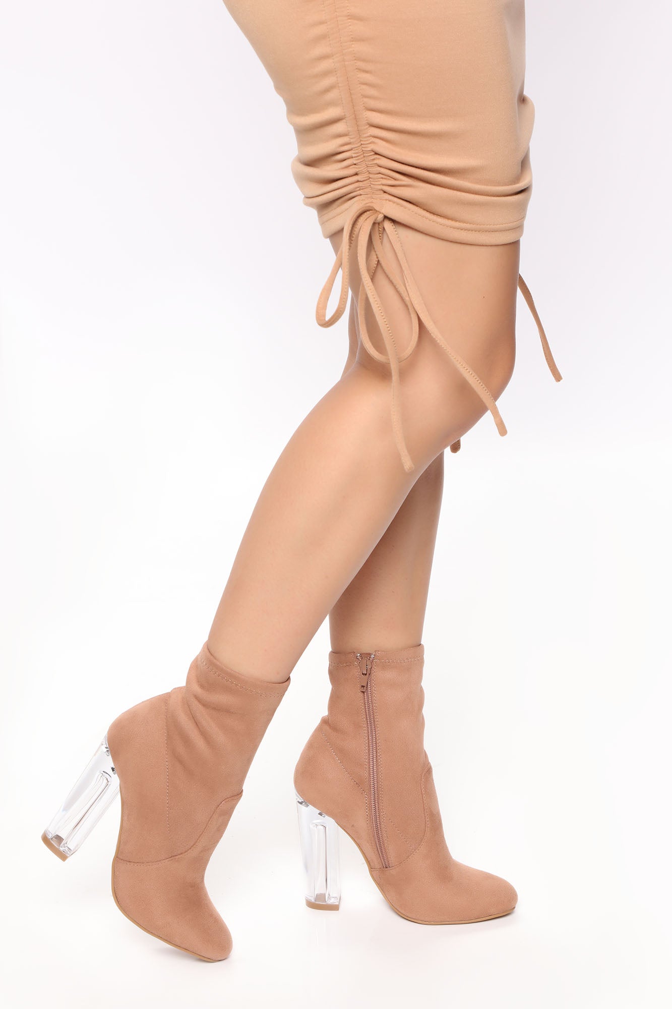 Luna Ankle Bootie - CAMEL - Image 3
