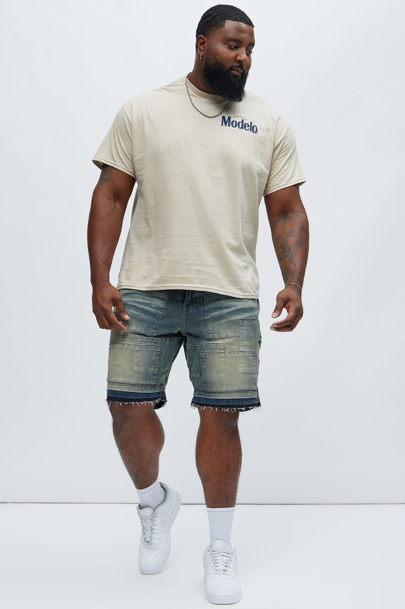 Modelo Rodeo Short Sleeve Tee - Sand - Image 9