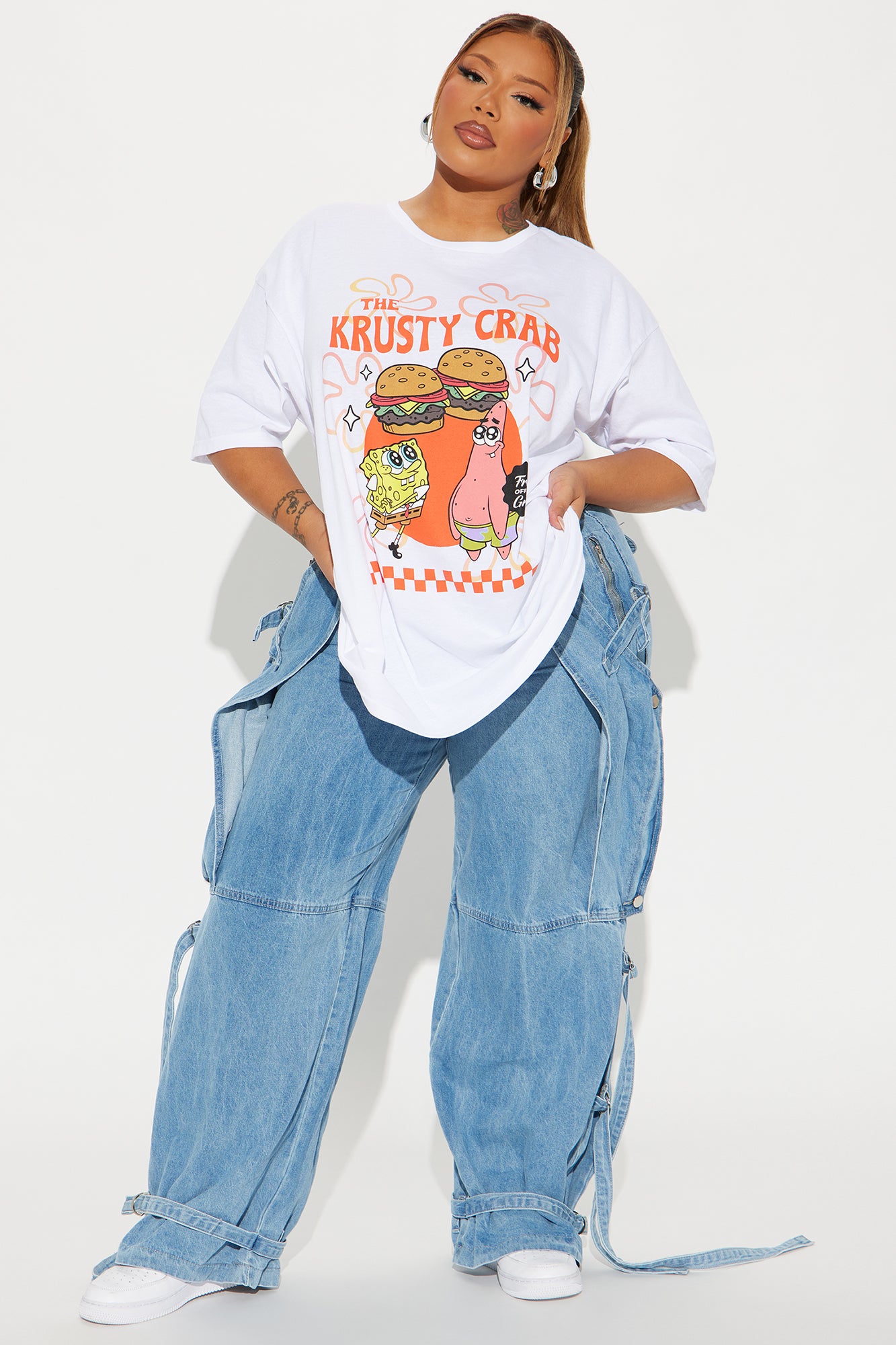 The Krusty Crab Spongebob Tee - White - Image 6