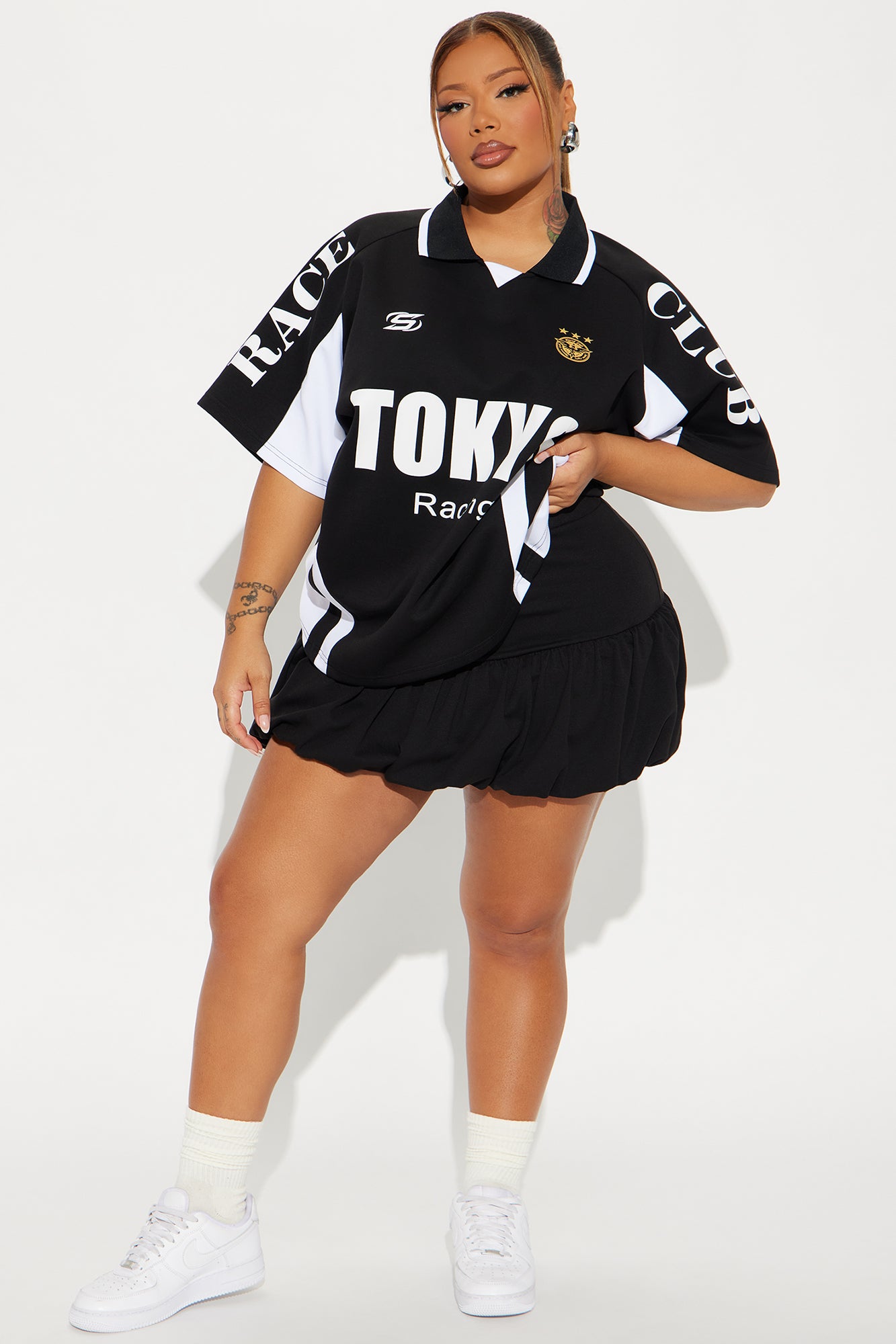 Tokyo Crowd Pleaser Polo Tee - Black - Image 8