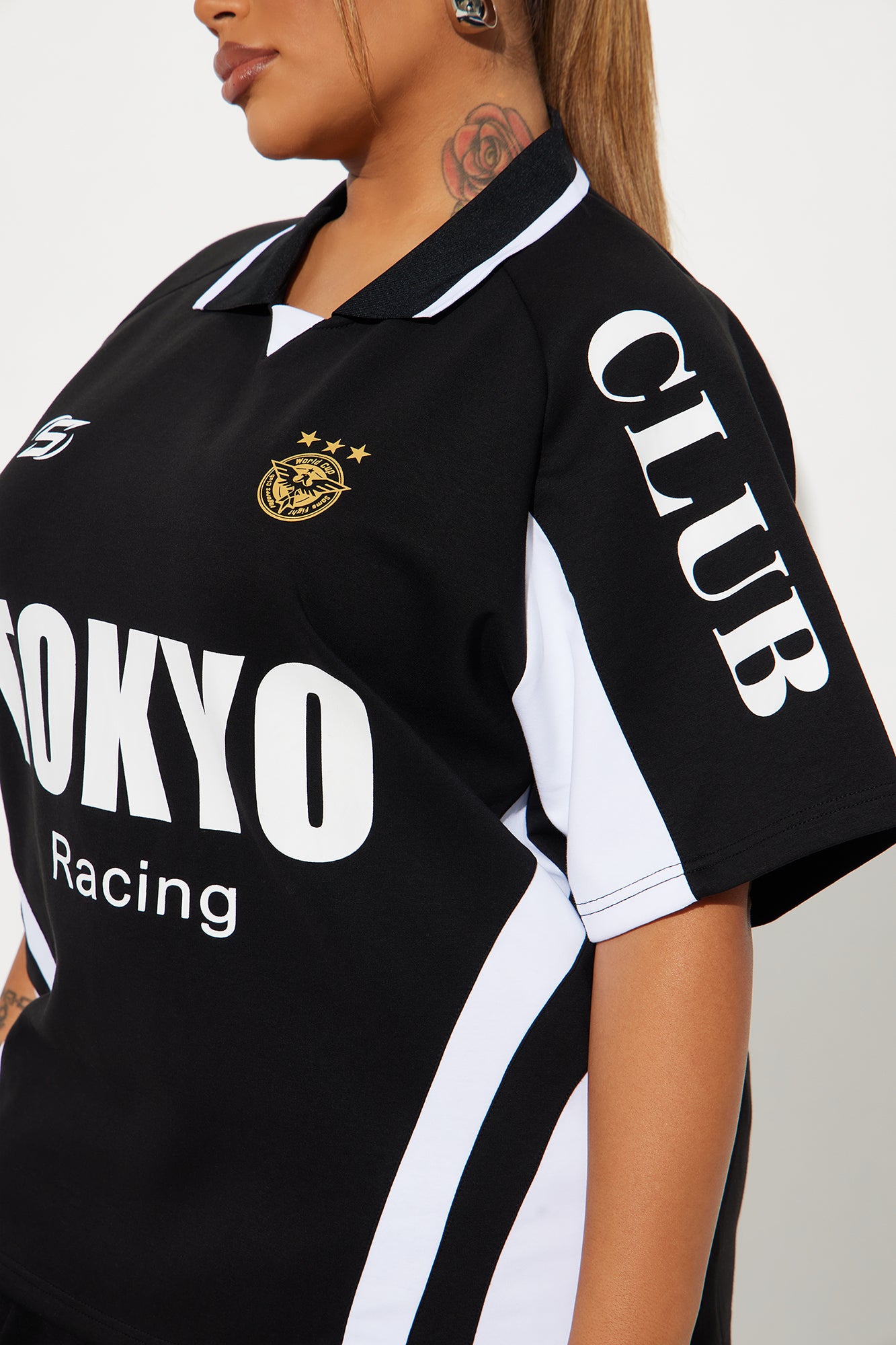 Tokyo Crowd Pleaser Polo Tee - Black - Image 10