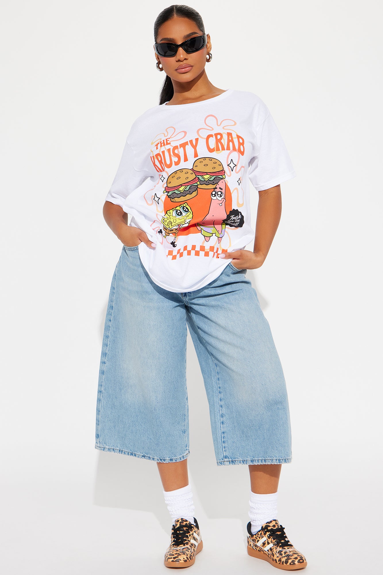 The Krusty Crab Spongebob Tee - White - Image 3