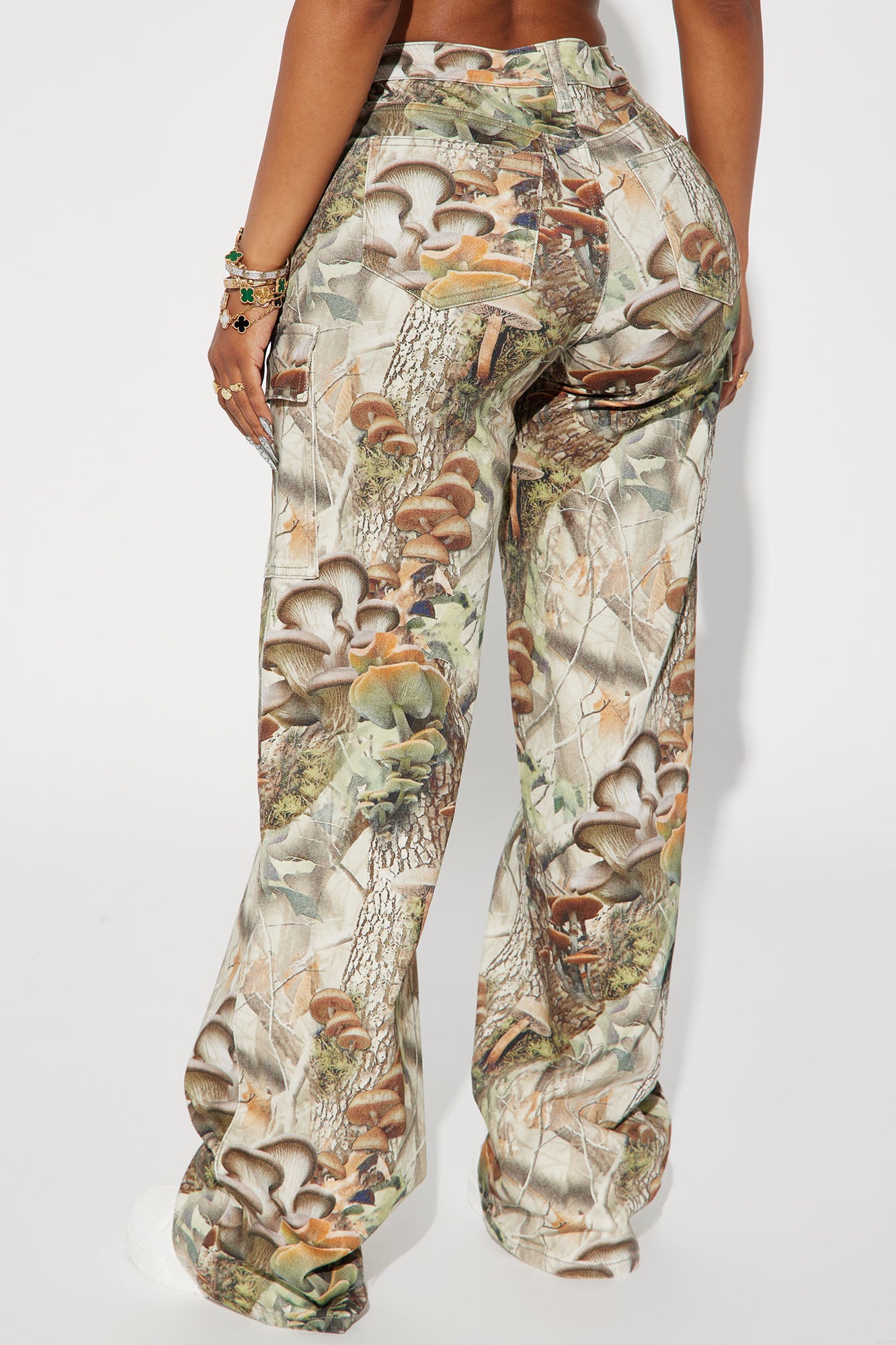Weekend Trip Camo Stretch Cargo Jean - Taupe/combo - Image 3