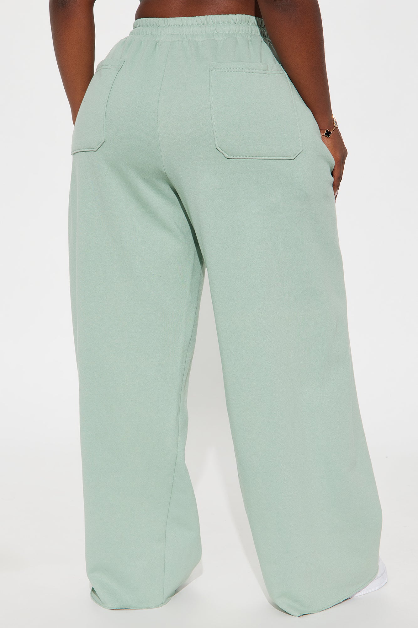 Hamptons Tennis Club Wide Leg Pants - Sage - Image 8