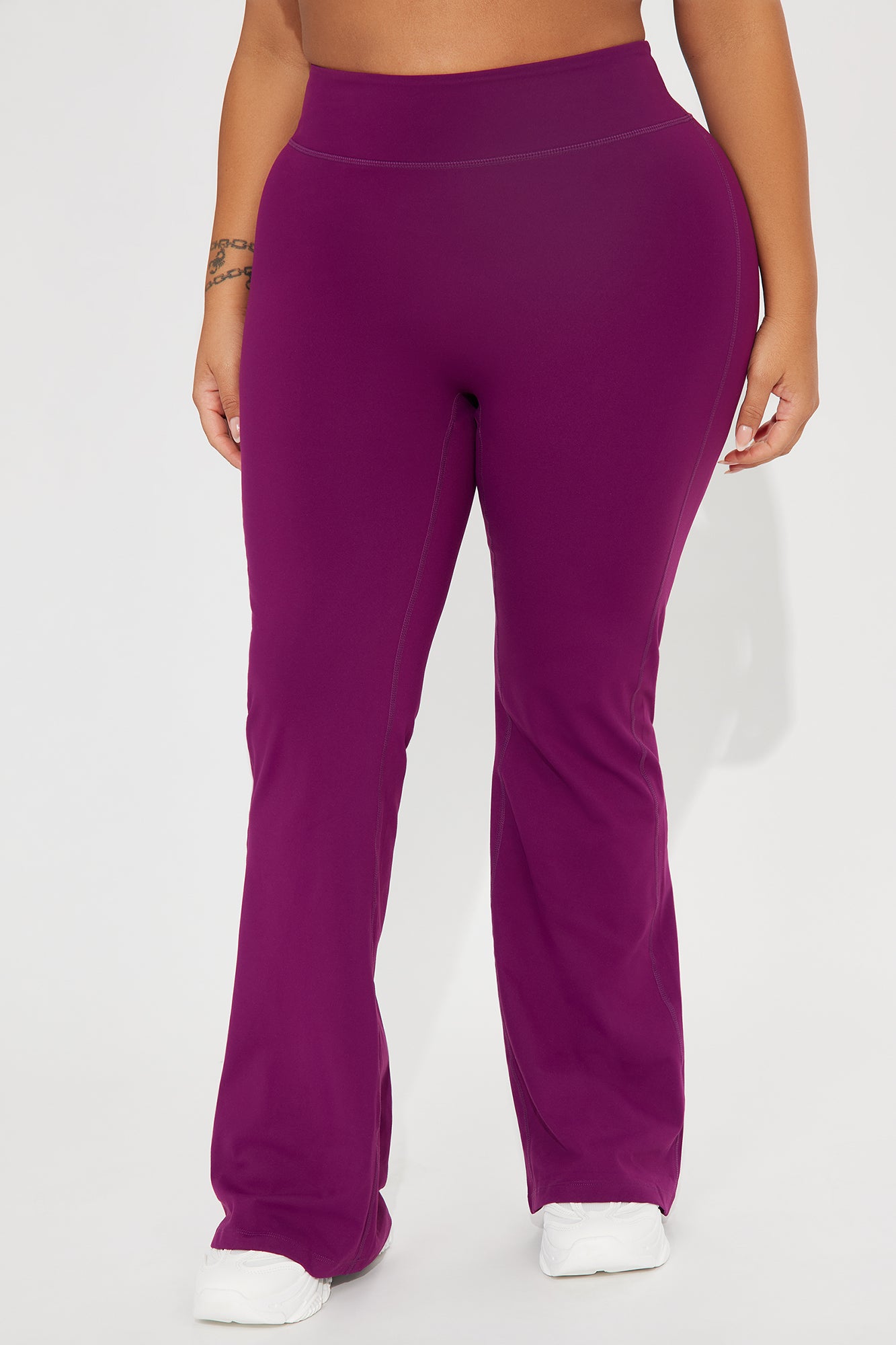 Claudia Super Soft Active Yoga Pant - Plum - Image 6