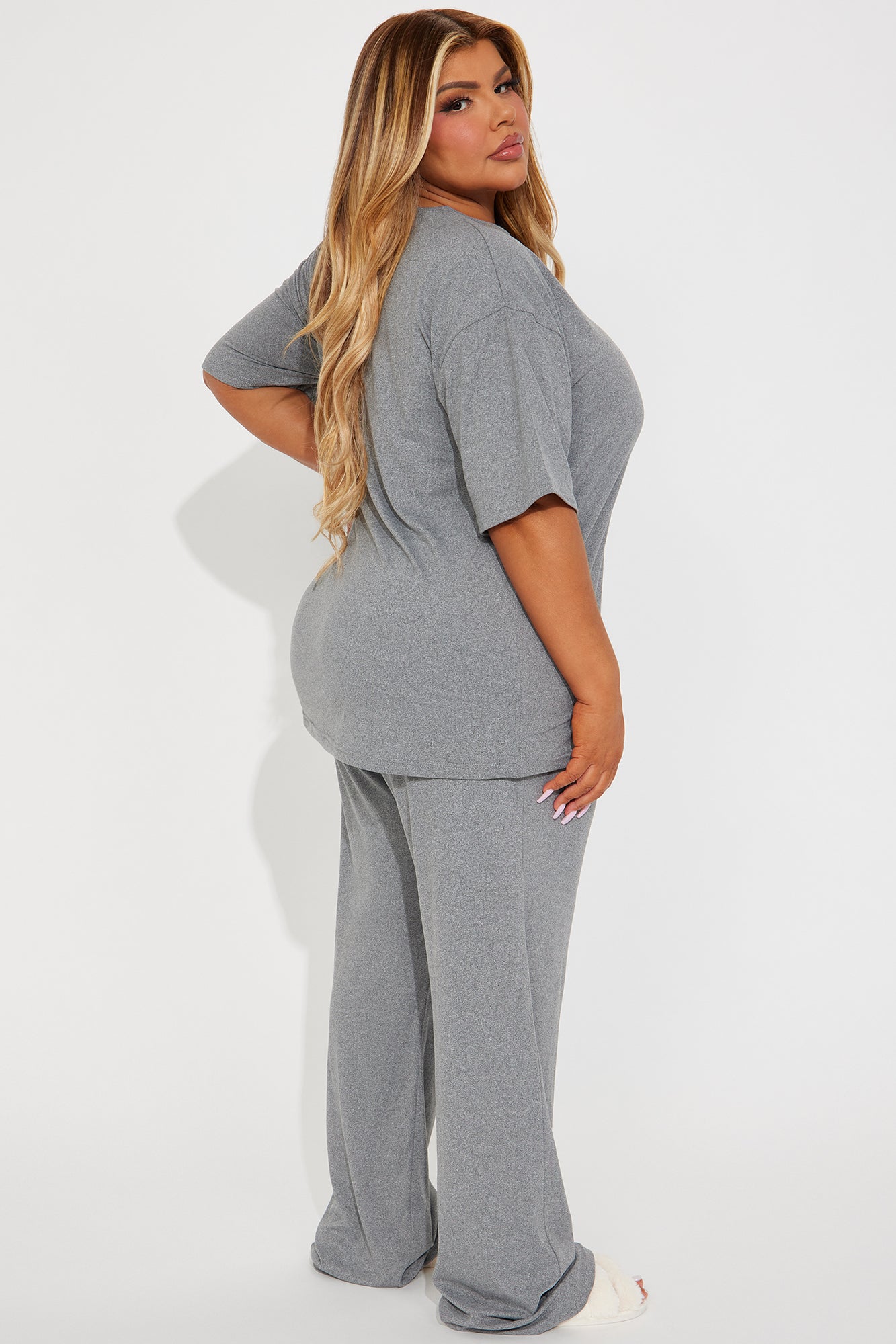 Relax Mood PJ Pant Set - Heather Grey - Image 7
