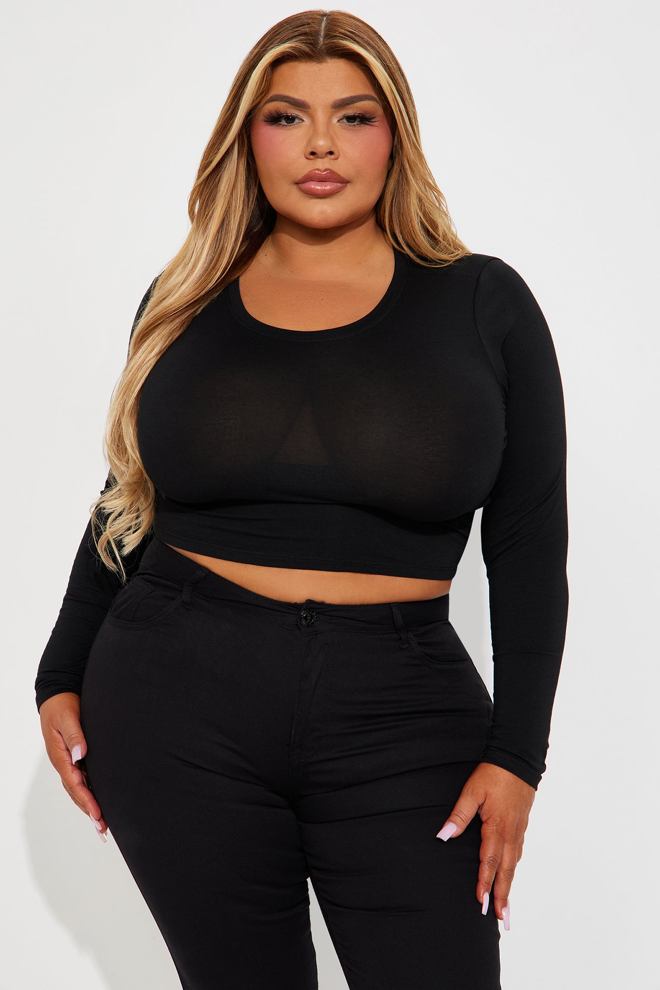 Always On The Go Top - Black - Image 4