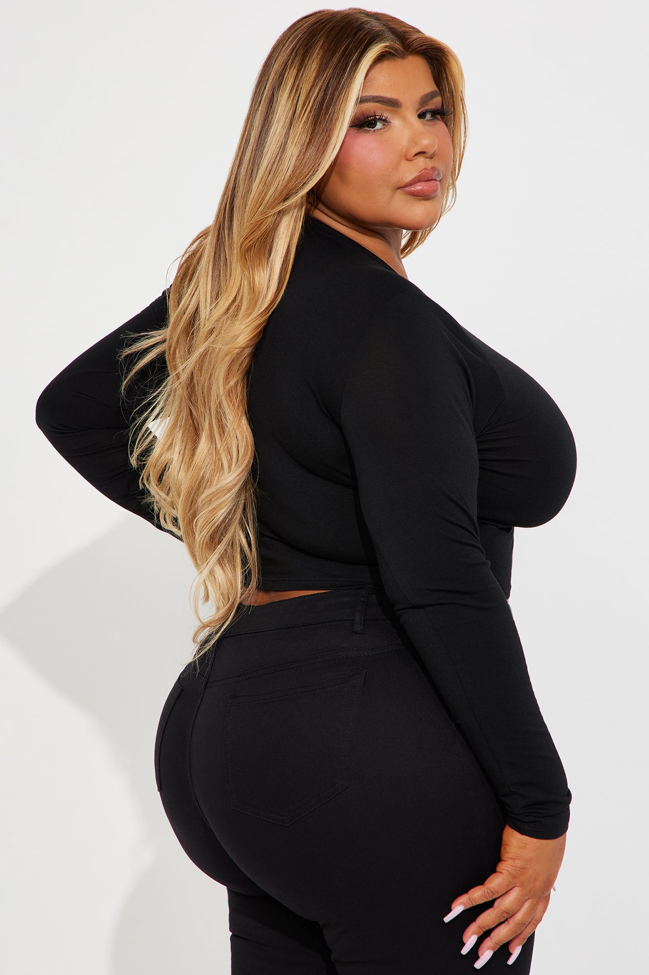 Always On The Go Top - Black - Image 6