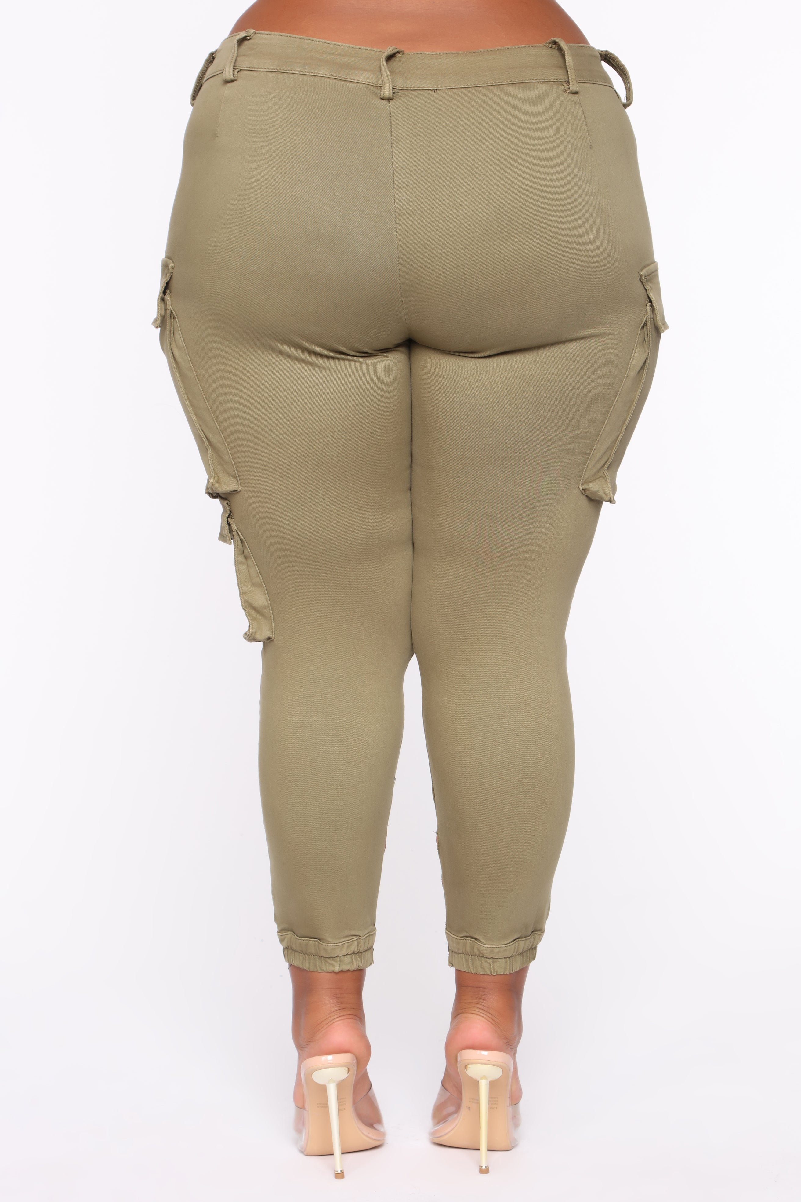 Kalley Cargo Pants - Olive - Image 13