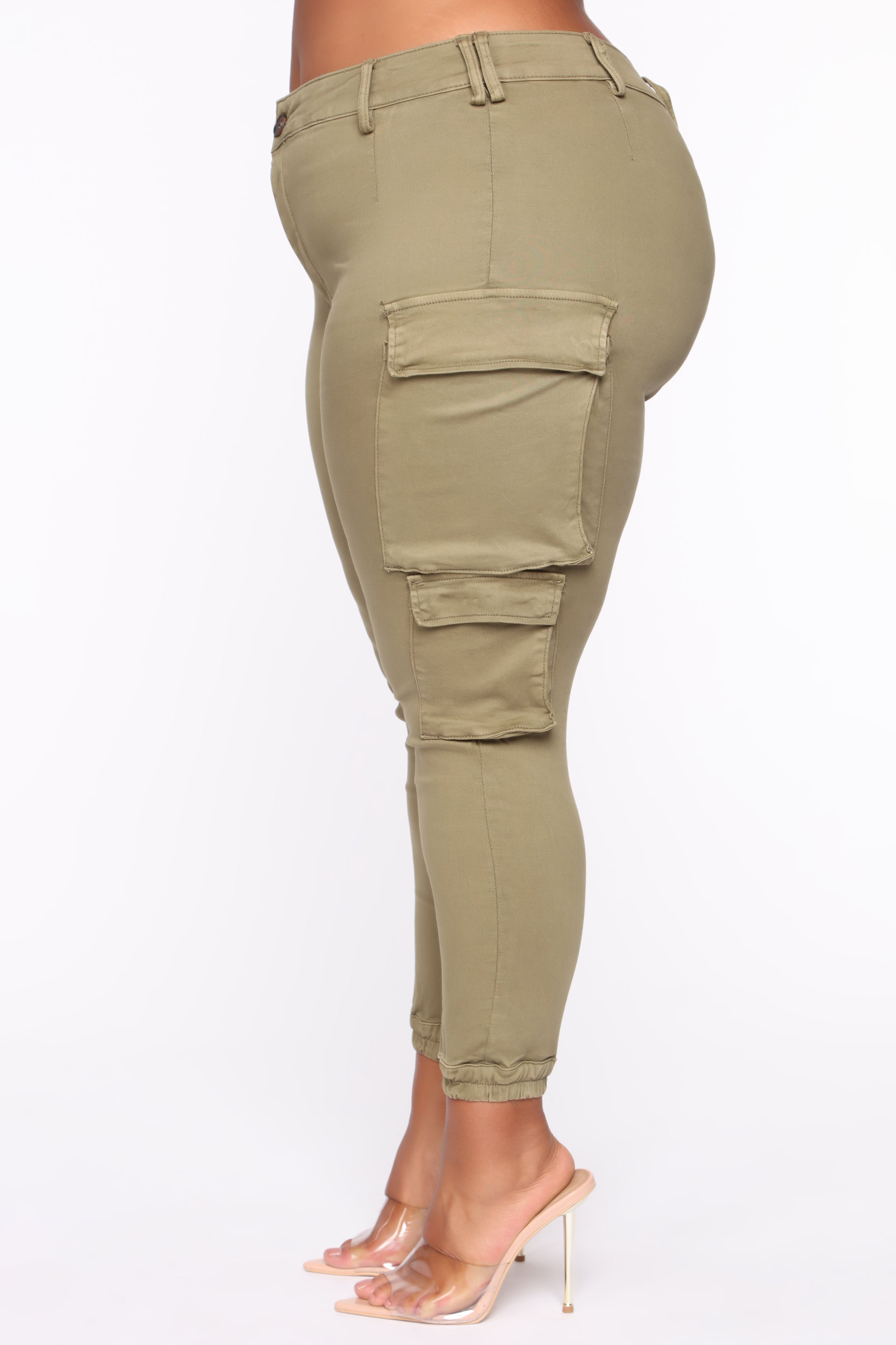 Kalley Cargo Pants - Olive - Image 15