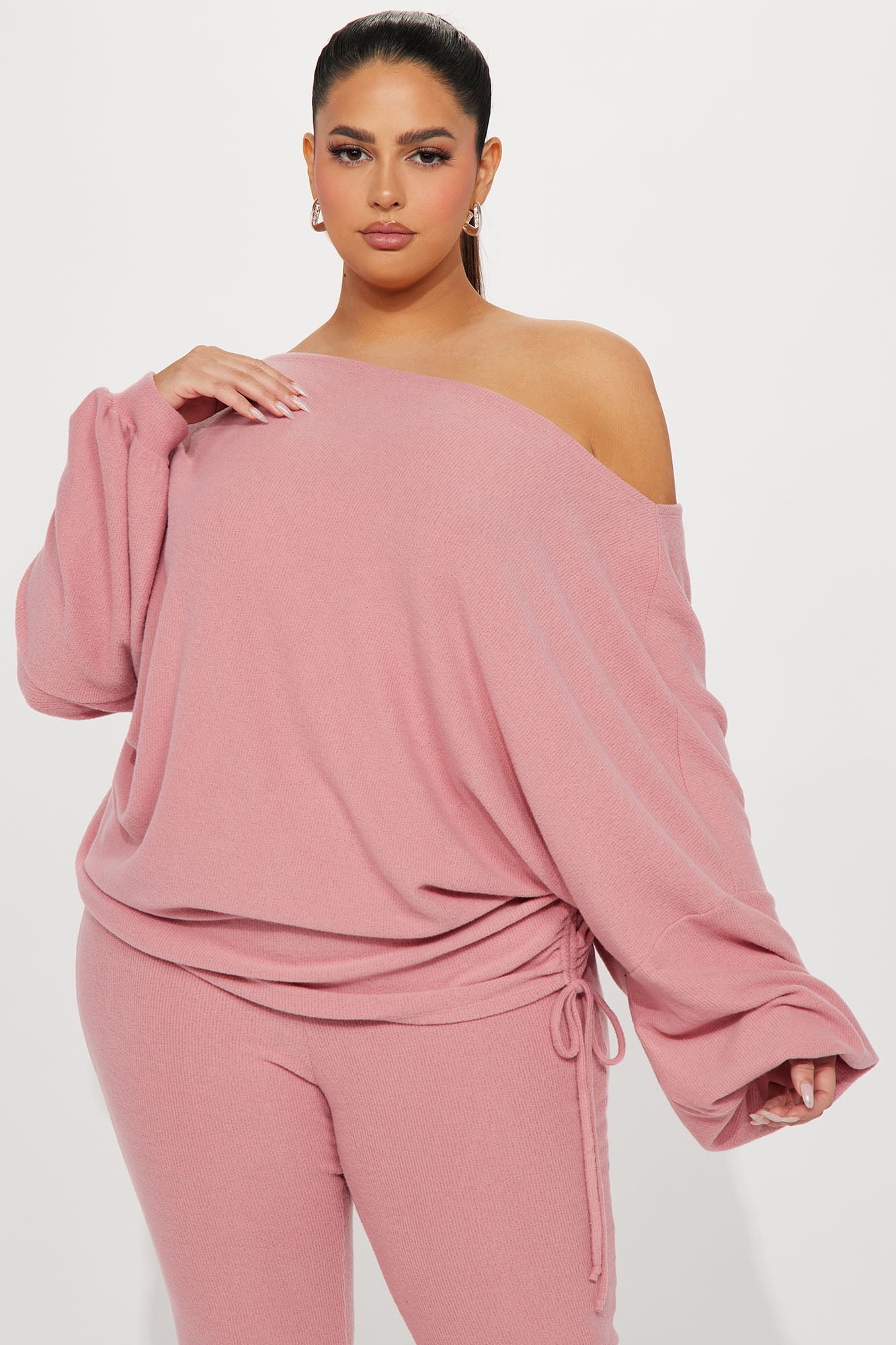 Comfy Mood Legging Set - Mauve - Image 5