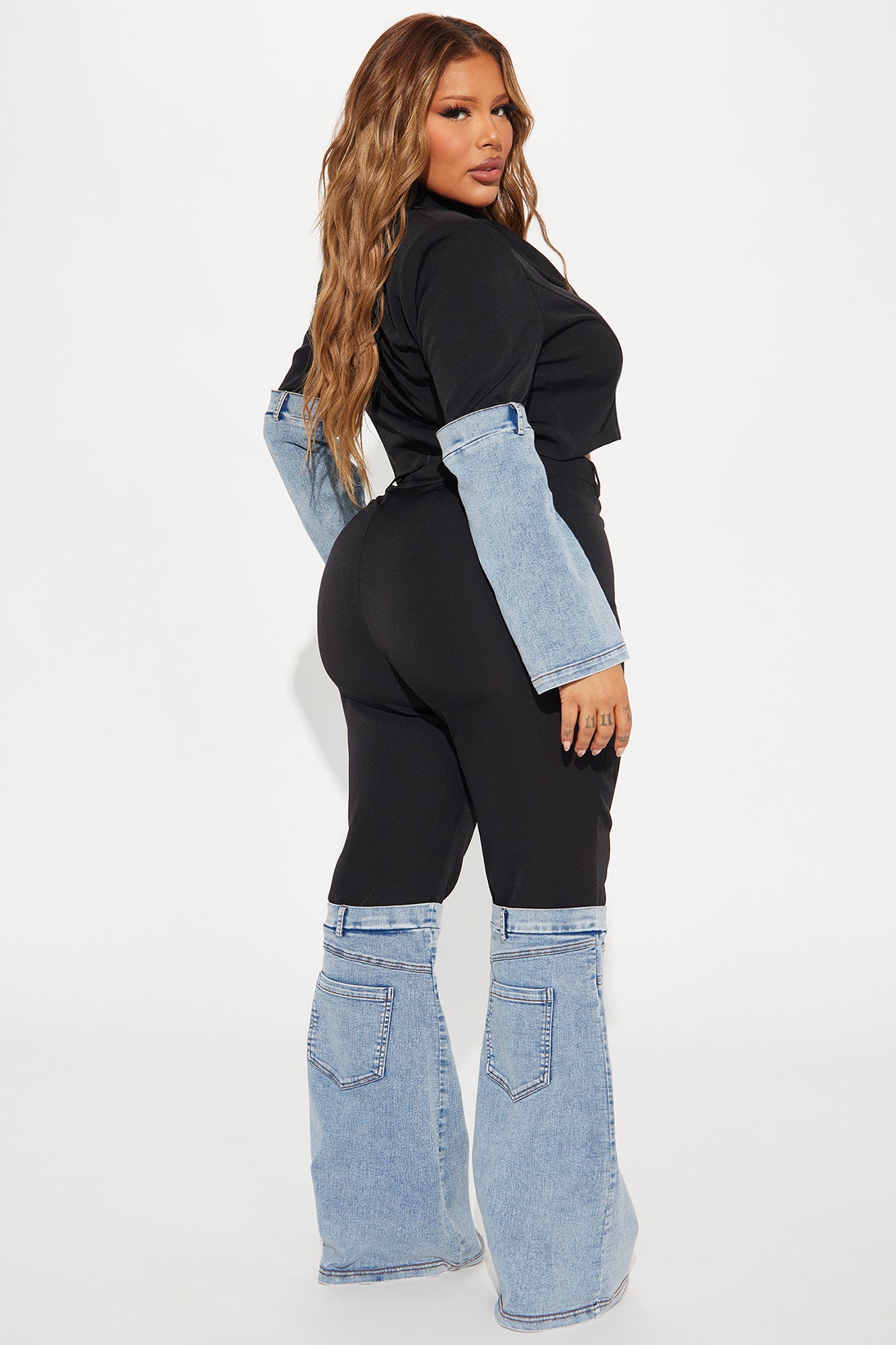 Top Of The Game Pant Set - Black - Image 6