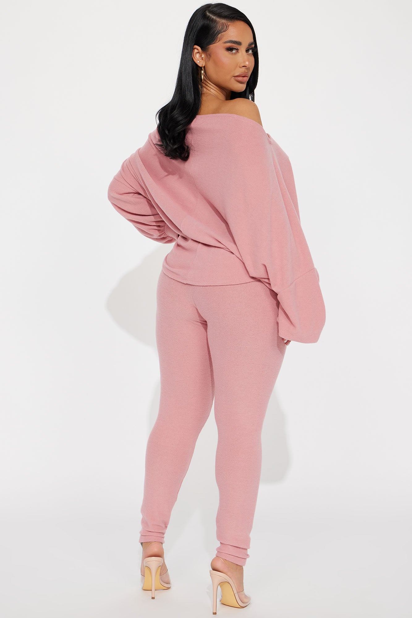 Comfy Mood Legging Set - Mauve - Image 3