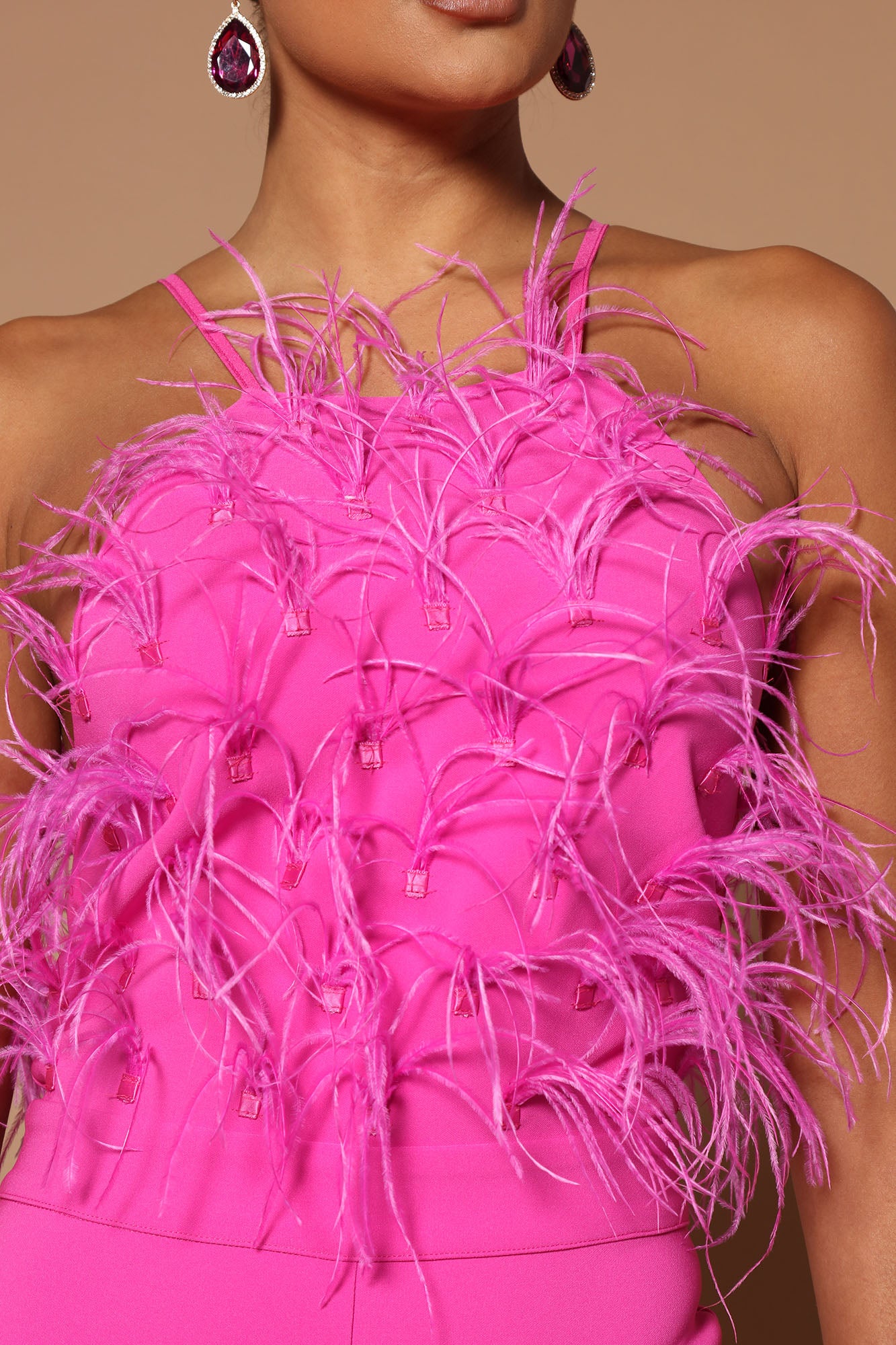 Ysabel Jumpsuit - Hot Pink - Image 3