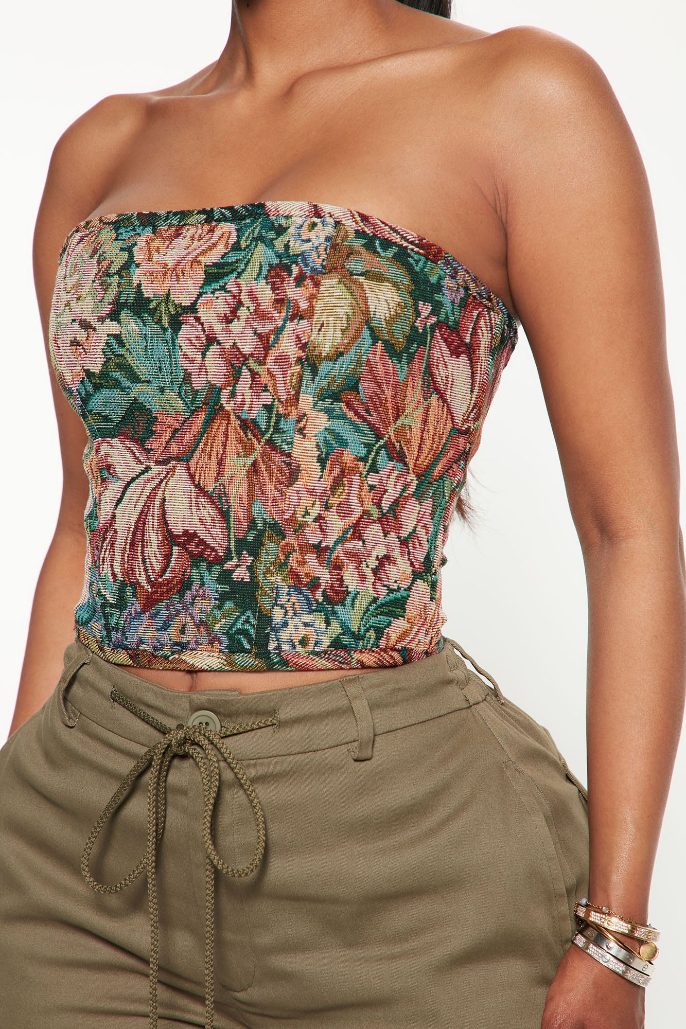 One Of A Kind Corset Top - Multi Color - Image 3