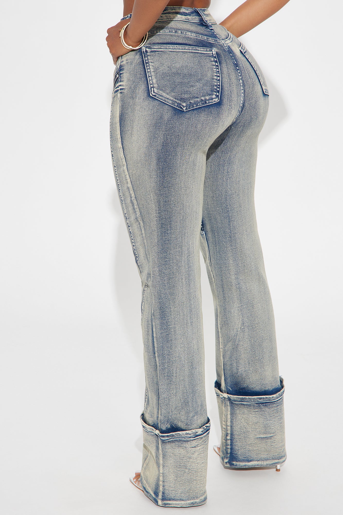 Locking In Stretch Straight Leg Jeans - Vintage Wash - Image 7